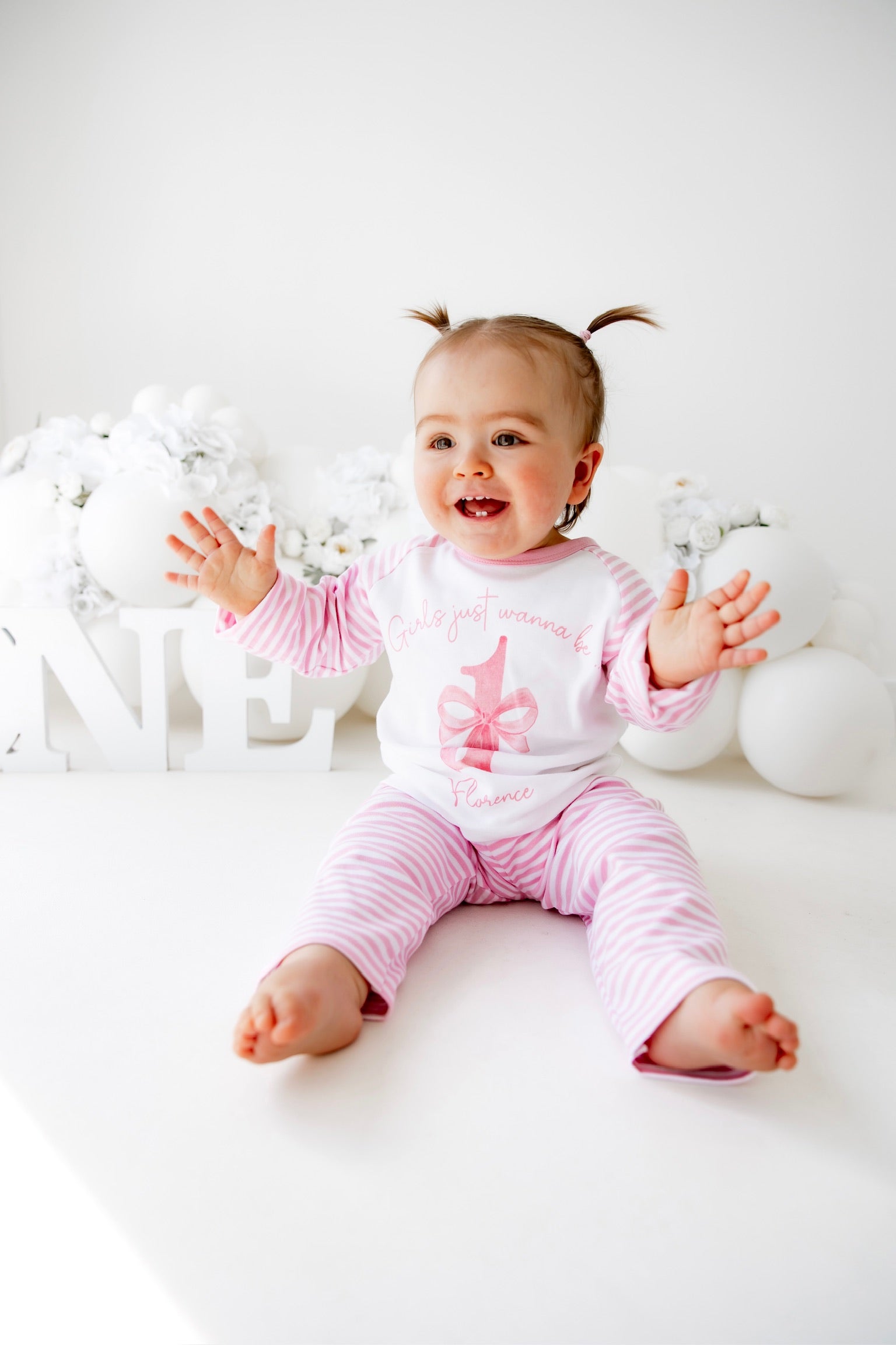 Personalised Birthday Pyjamas - Pink Girls Just Wanna Be..