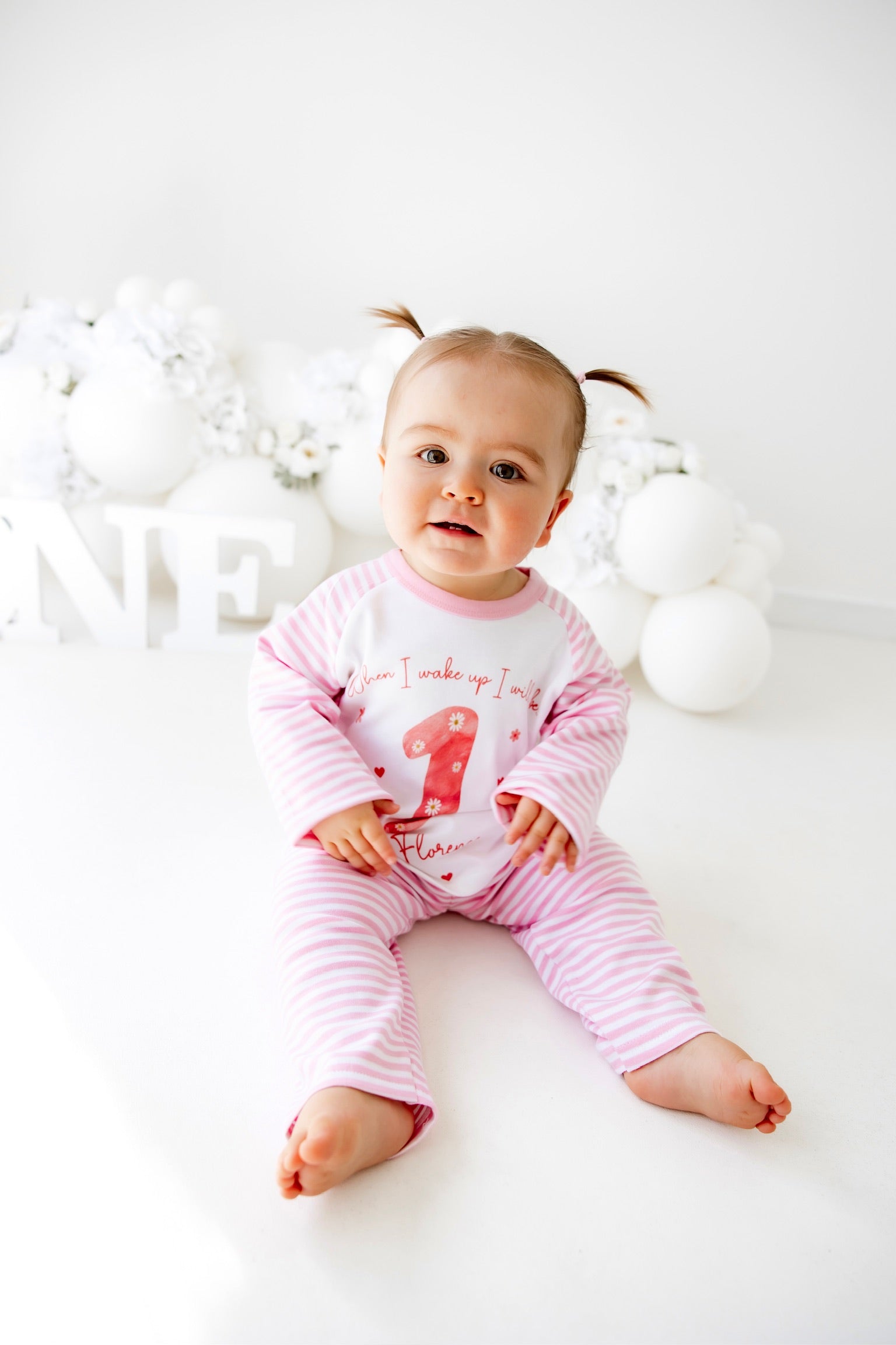 Personalised Birthday Pyjamas - Pink & Strawberries