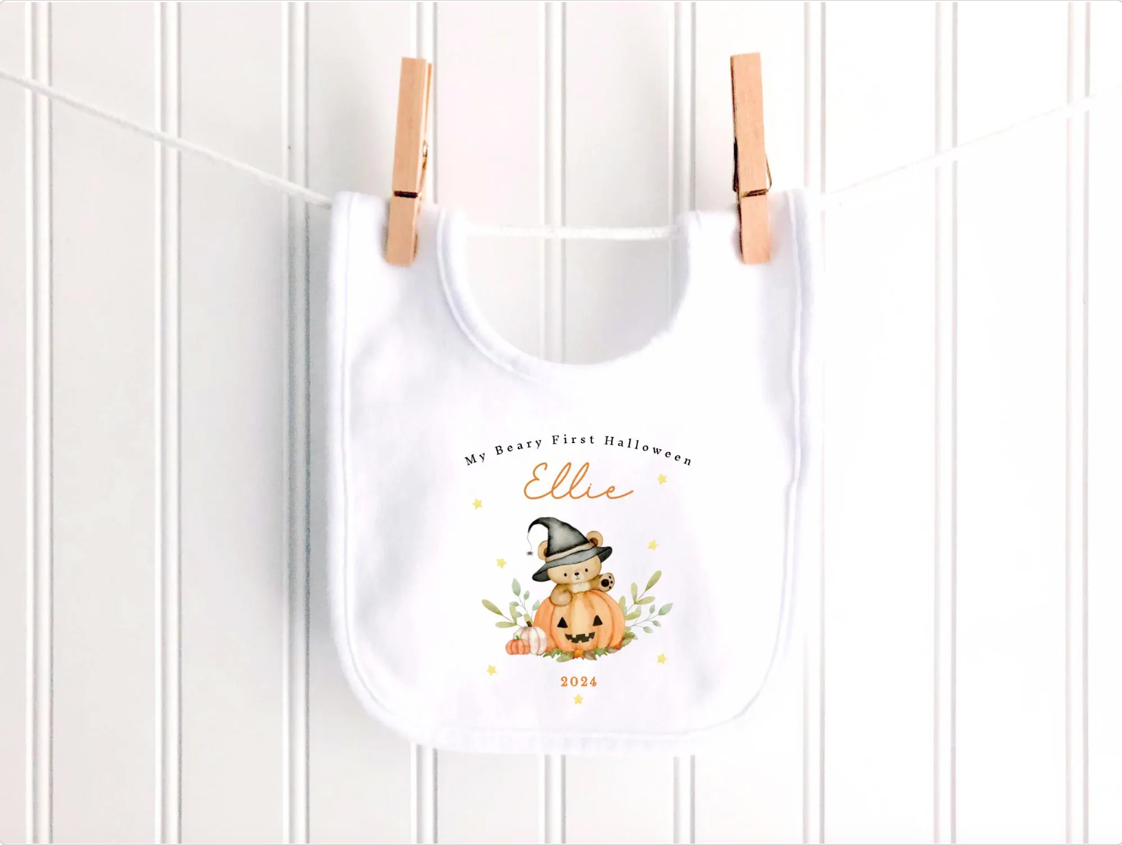 Witch Bear Personalised Sleepsuit