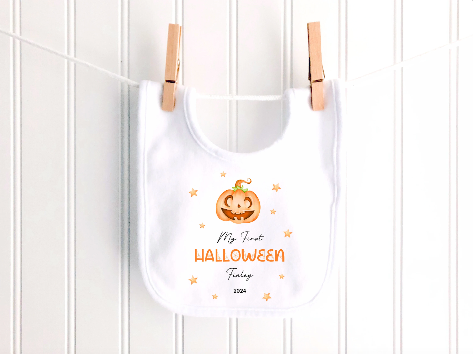 First Halloween Personalised Sleepsuit