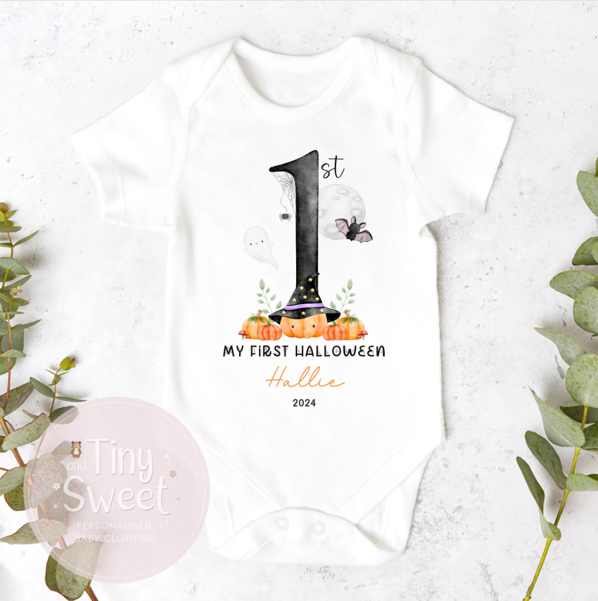 Spider 1 Personalised Sleepsuit