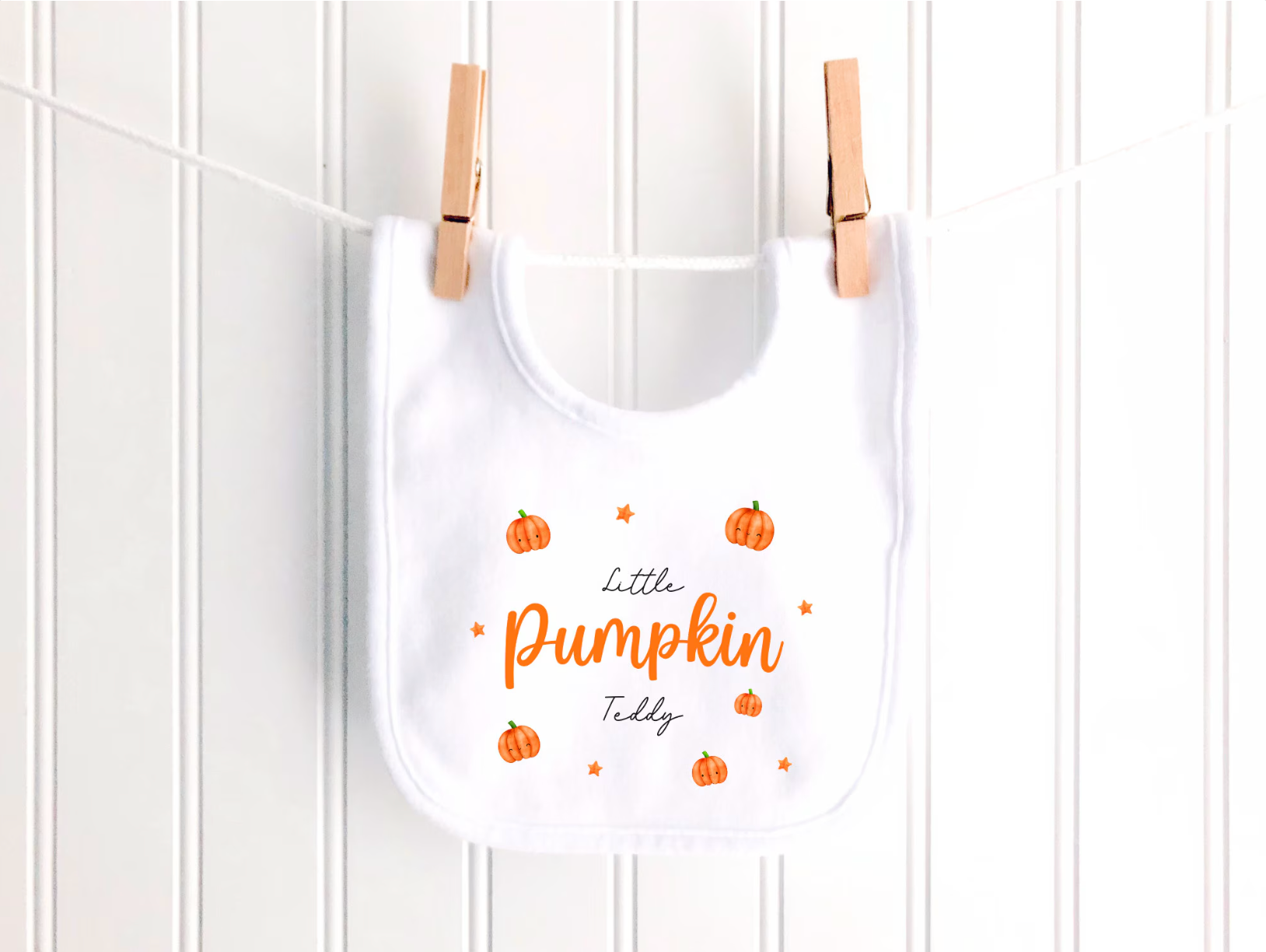 Little Pumpkin Personalised Sleepsuit