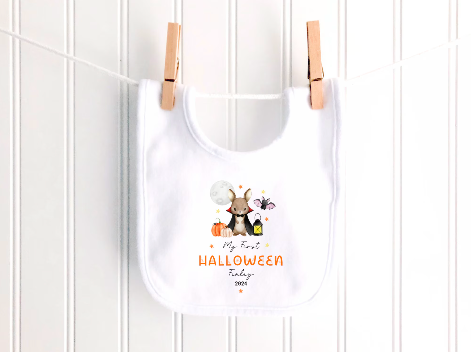 Dracula Bunny Personalised Sleepsuit