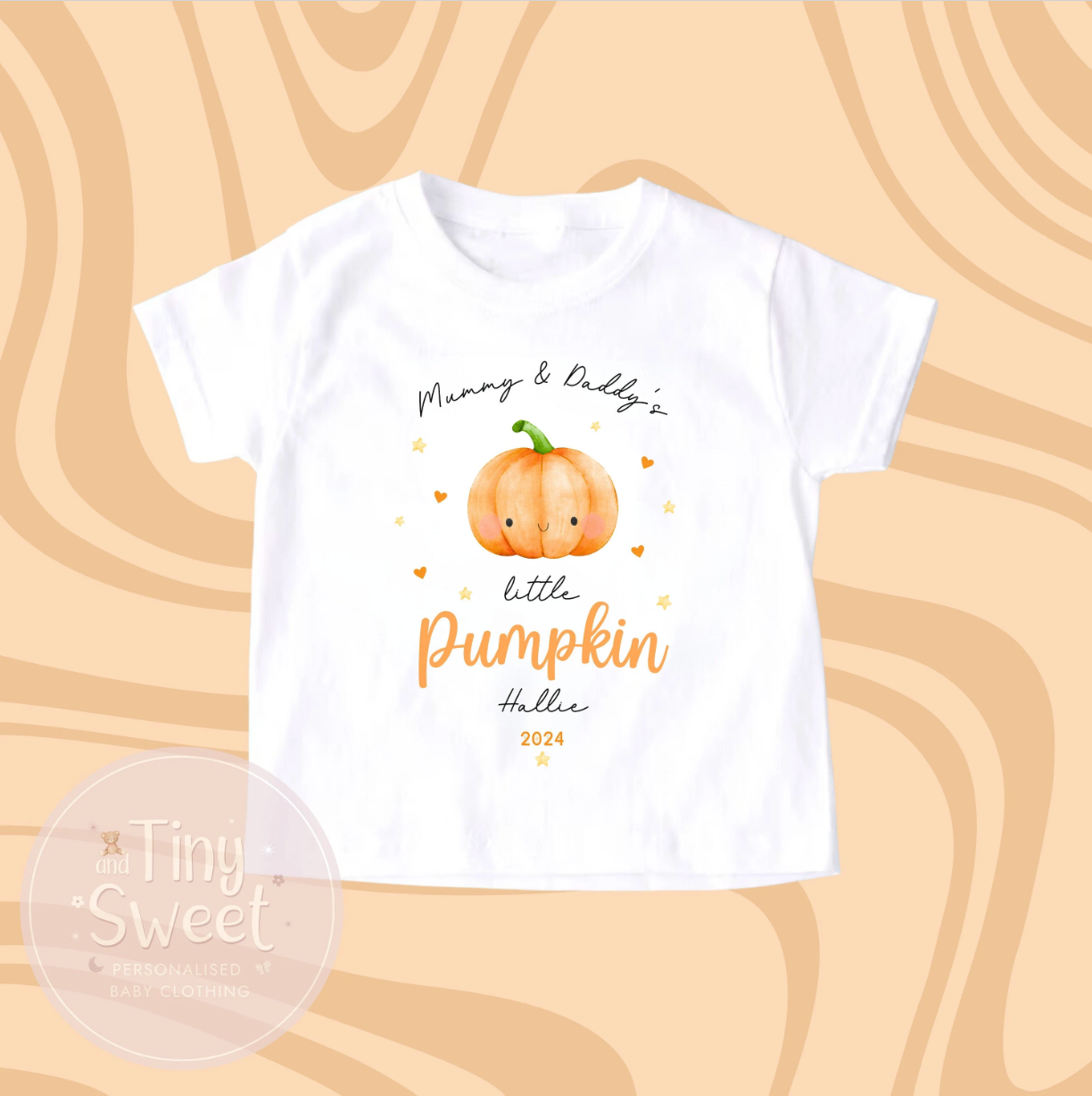 Little Pumpkin Personalised T-Shirt