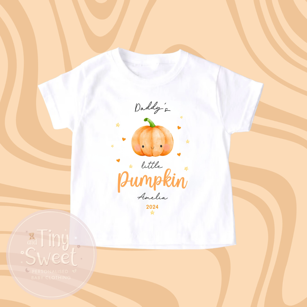 Little Pumpkin Personalised T-Shirt