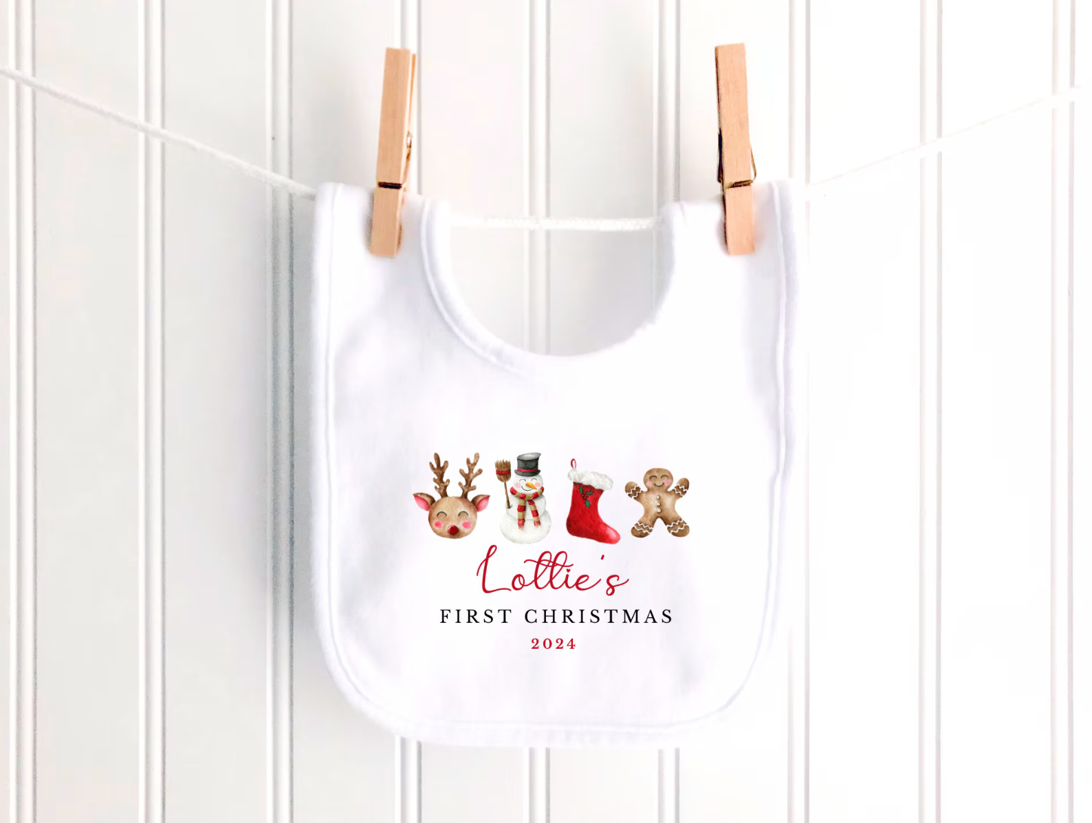 Personalised Christmas Sleepsuit