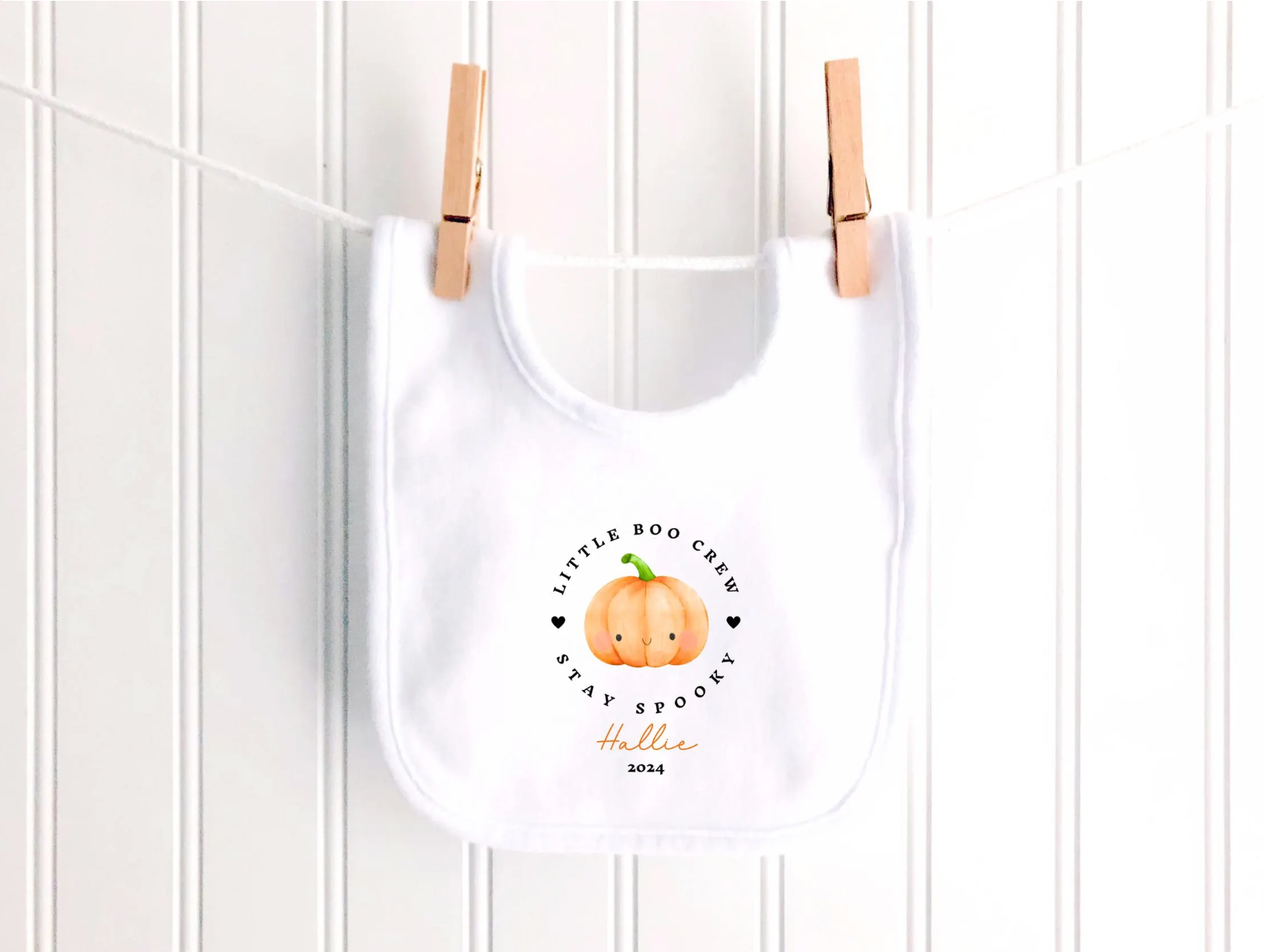 Little Boo Crew Halloween Personalised Sleepsuit