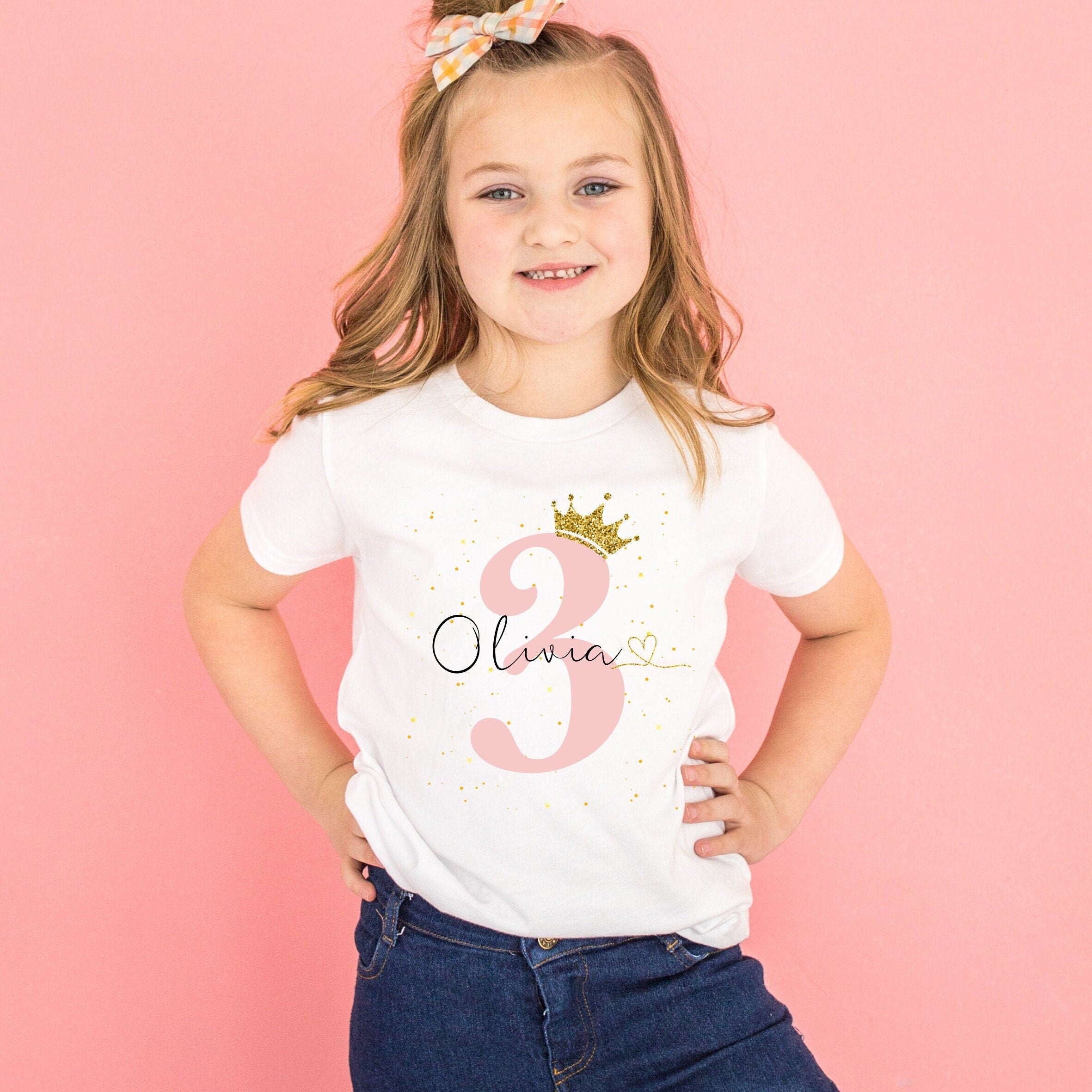 Kids Birthday T-shirt, 1st Birthday T Shirt, 3rd Birthday T Shirt, Girls Birthday, Birthday Keepsake T Shirt, Childrens Birthday T Shirt