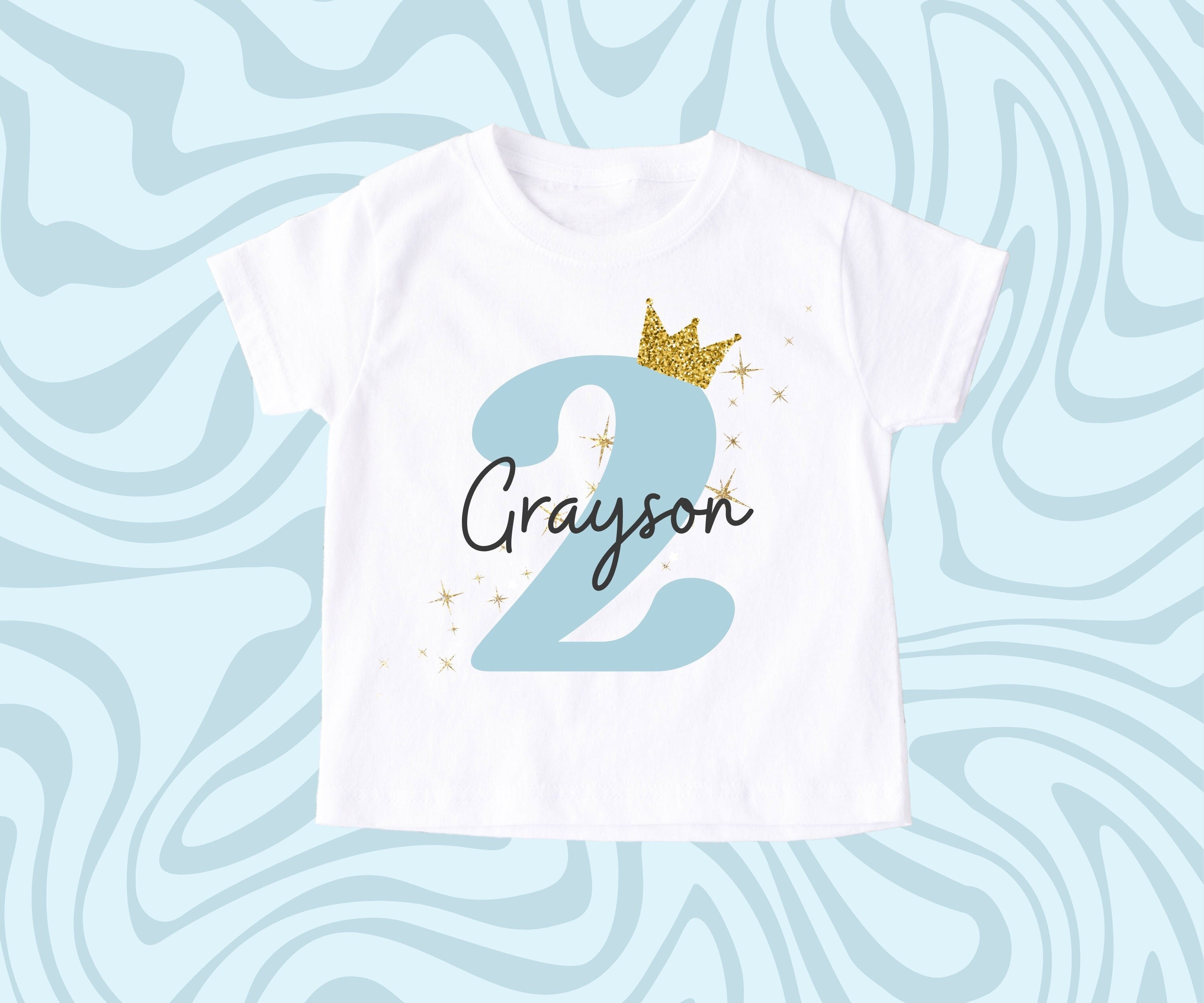 Personalised Birthday T-shirt, 1st Birthday T Shirt, Any Age, 3rd Birthday T Shirt, Boys Birthday, Birthday Keepsake T Shirt