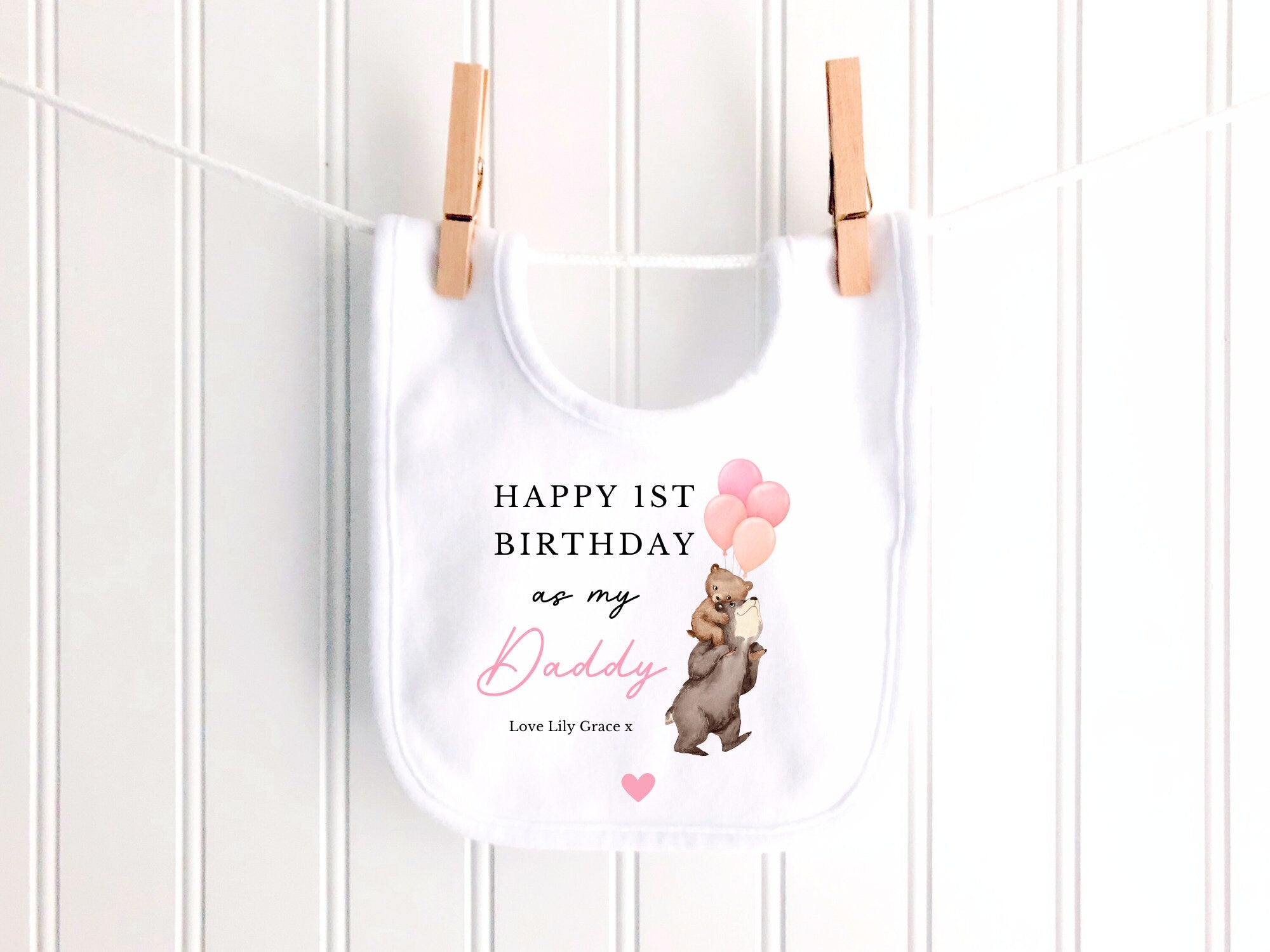 Happy Birthday Daddy, 1st Birthday as My Daddy, New Dad Gift, Dad Birthday, Daddy Birthday, Sleepsuit Babygrow Bodysuit Dad Birthday