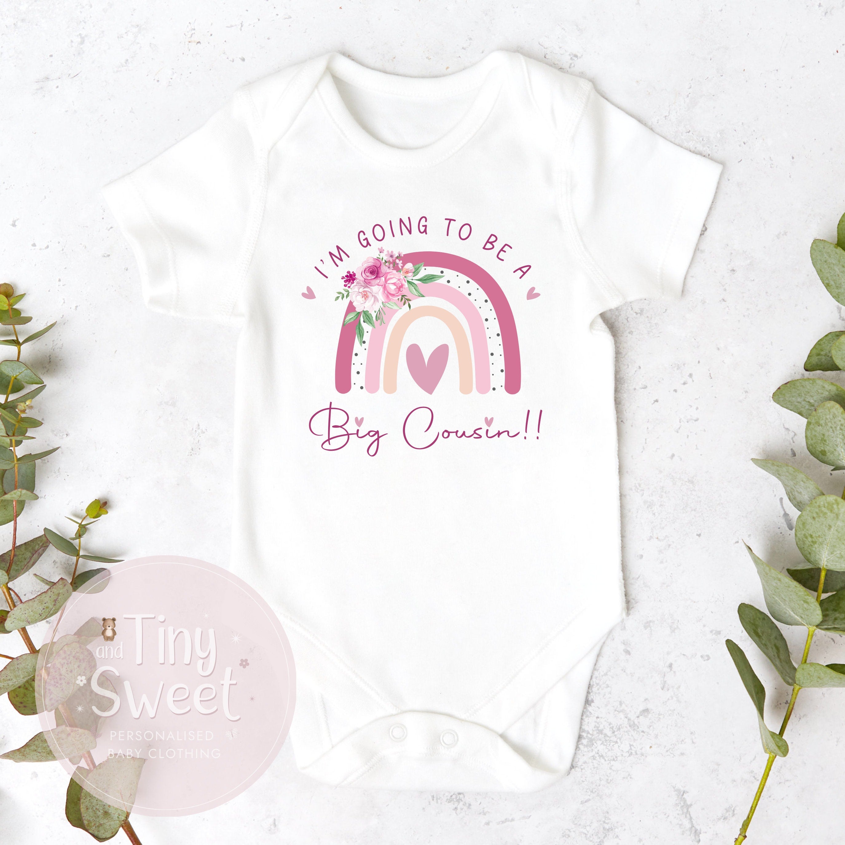Big Cousin TShirt, Big Cousin, Rainbow Big Cousin T Shirt, Big Cousin Top, Big Cousin Gift, Pregnancy Announcement, Big Cousin Tee