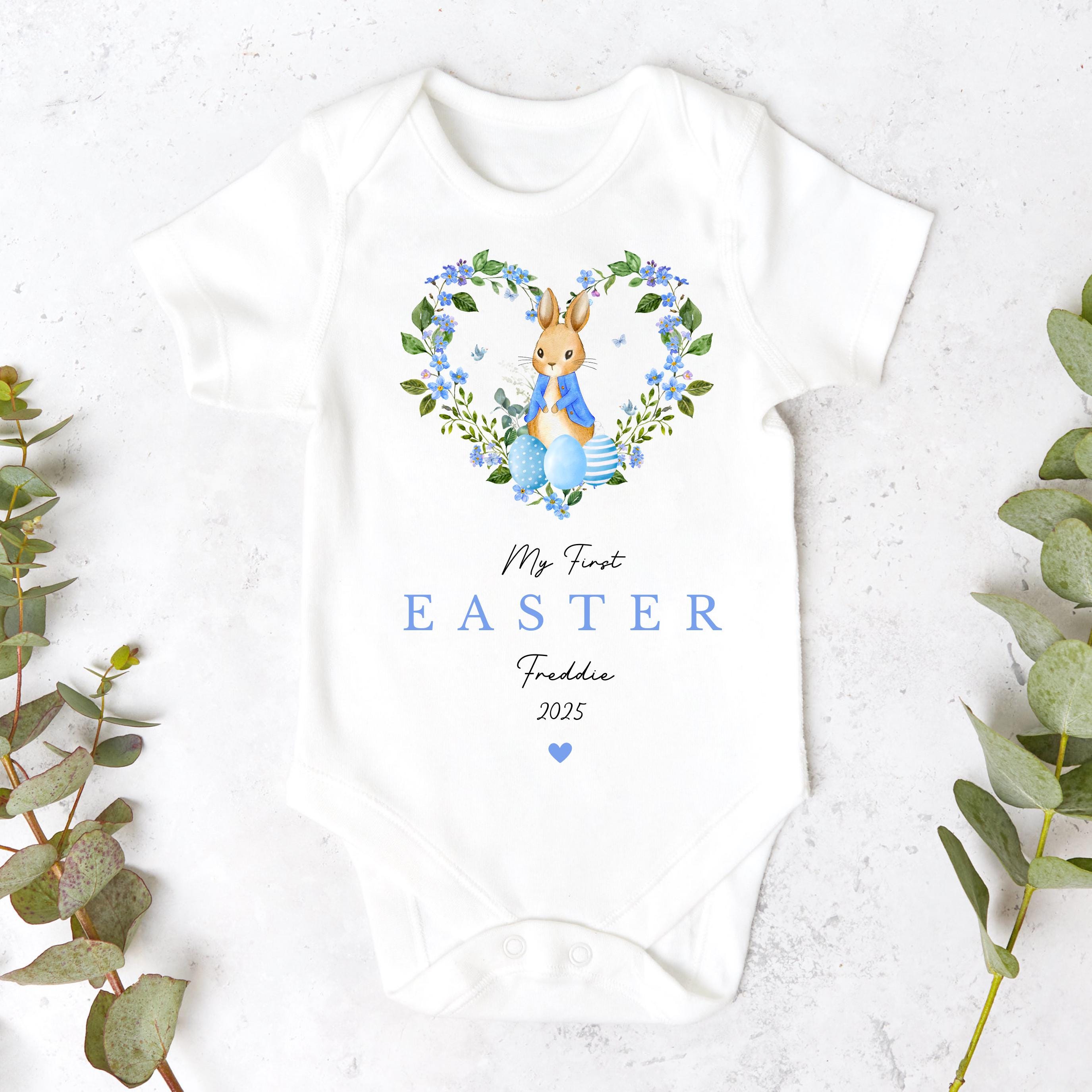 First Easter T Shirt, Easter T shirt, My 1st Easter, My First Easter, Babies first Easter sleepsuit, Easter baby outfit, New baby gift