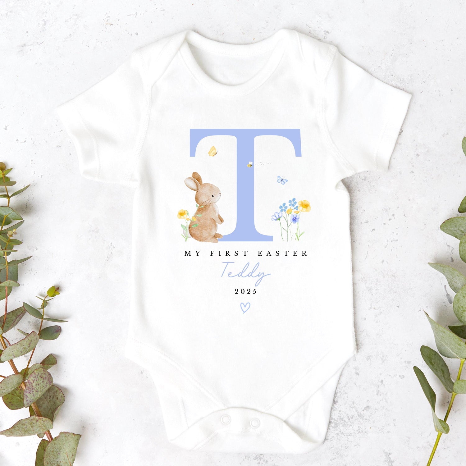 Easter Babygrow, Easter Sleepsuit, My 1st Easter, My First Easter, Spring sleepsuit, Easter baby outfit, New baby gift