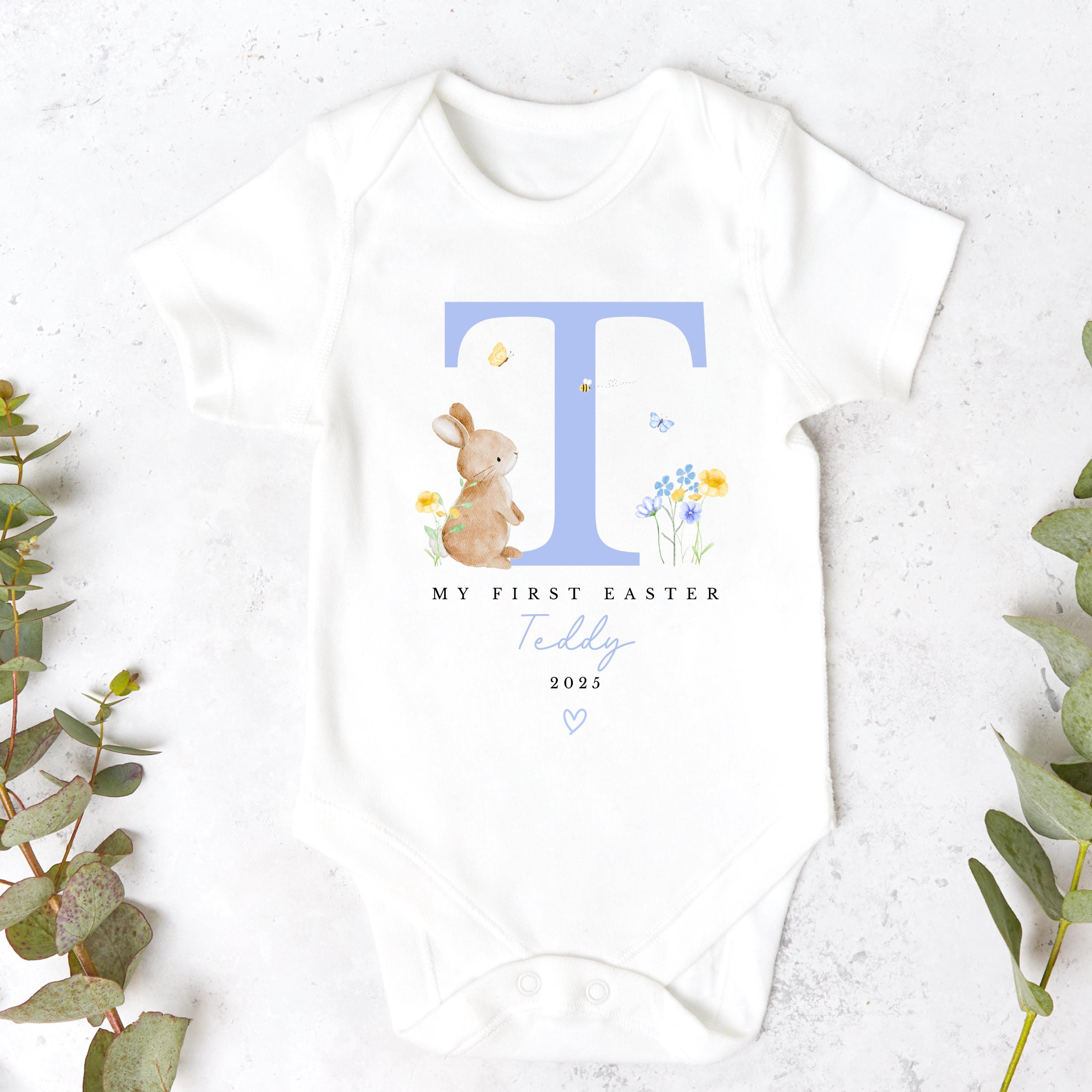 Easter Babygrow, Easter Sleepsuit, My 1st Easter, My First Easter, Spring sleepsuit, Easter baby outfit, New baby gift