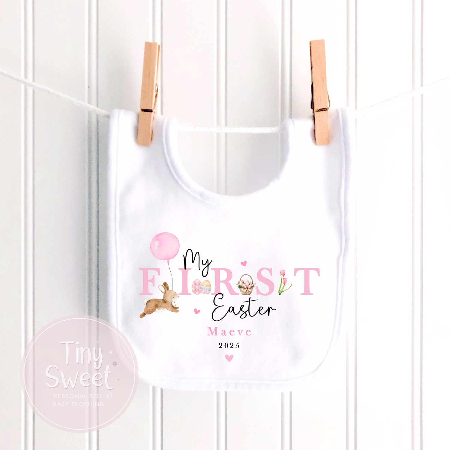 Easter Babygrow, Easter Sleepsuit, My 1st Easter, My First Easter, Spring sleepsuit, Easter baby outfit, New baby gift