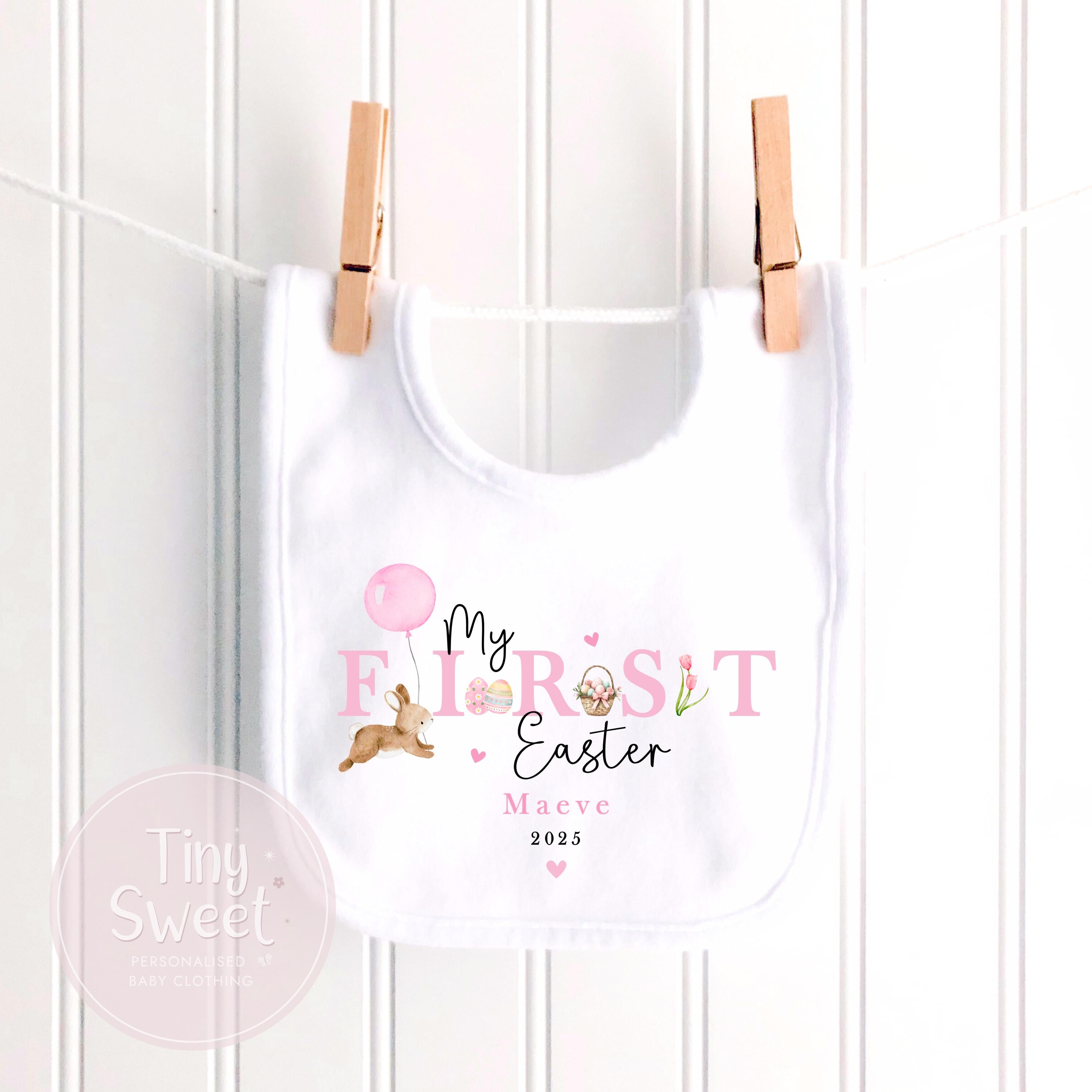 Easter Babygrow, Easter Sleepsuit, My 1st Easter, My First Easter, Spring sleepsuit, Easter baby outfit, New baby gift