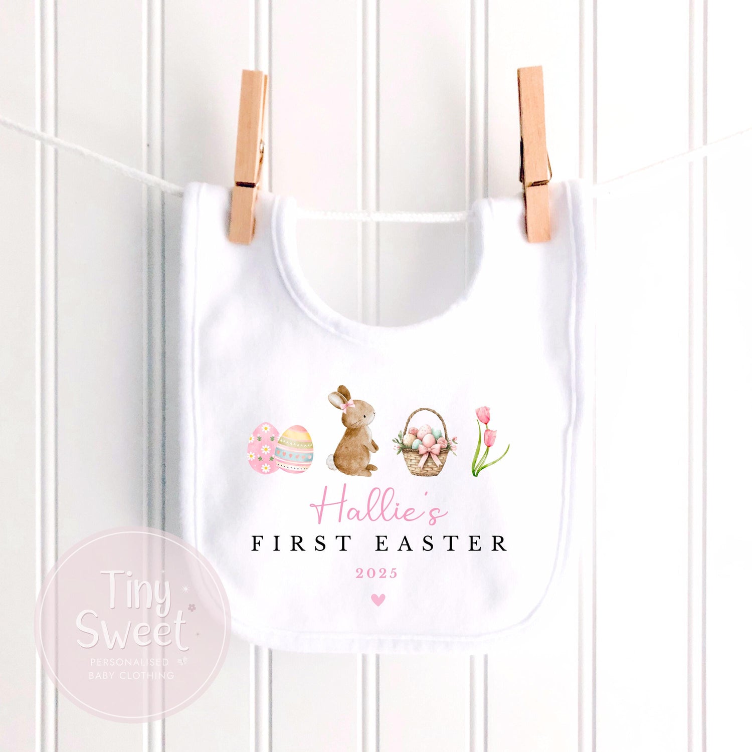 Easter Babygrow, Easter Sleepsuit, My 1st Easter, My First Easter, Spring sleepsuit, Easter baby outfit, New baby gift