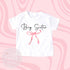 Big Sister TShirt, Big Sister, Pastel Big Sister T Shirt, Coquette Bow Big Sister Top, Big Sister Gift, Pregnancy Announcement