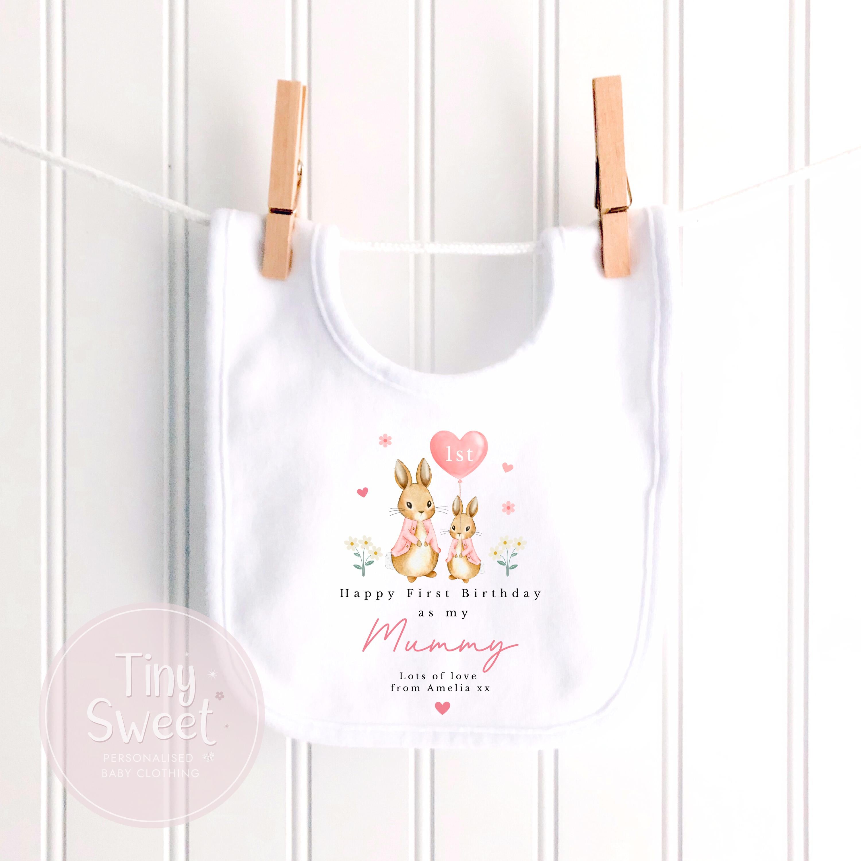 Happy Birthday Mummy, 1st Birthday as My Mummy, New Mum Gift, Mum Birthday, Mummy Birthday, Sleepsuit Babygrow Bodysuit Mum Birthday