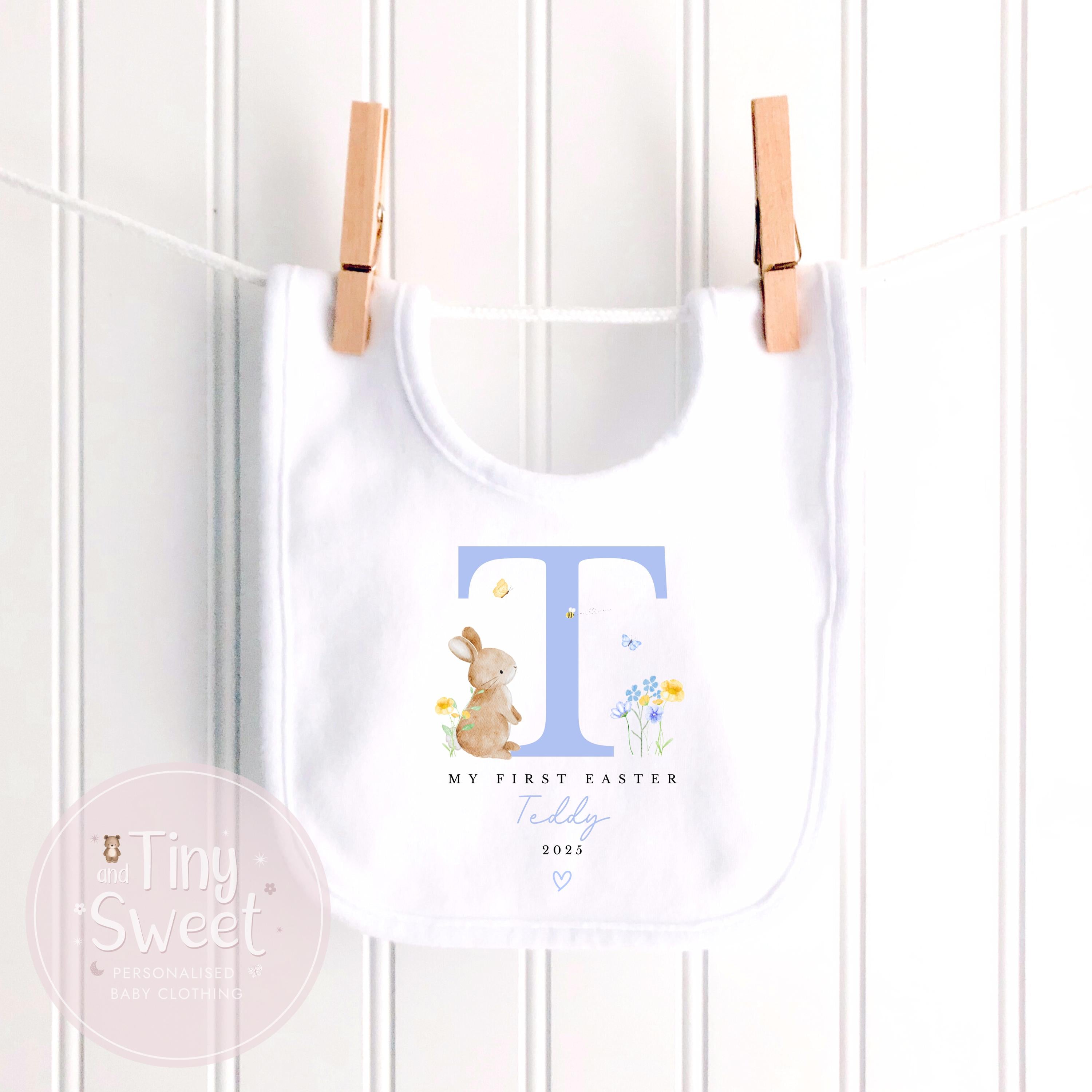 Easter Babygrow, Easter Sleepsuit, My 1st Easter, My First Easter, Spring sleepsuit, Easter baby outfit, New baby gift