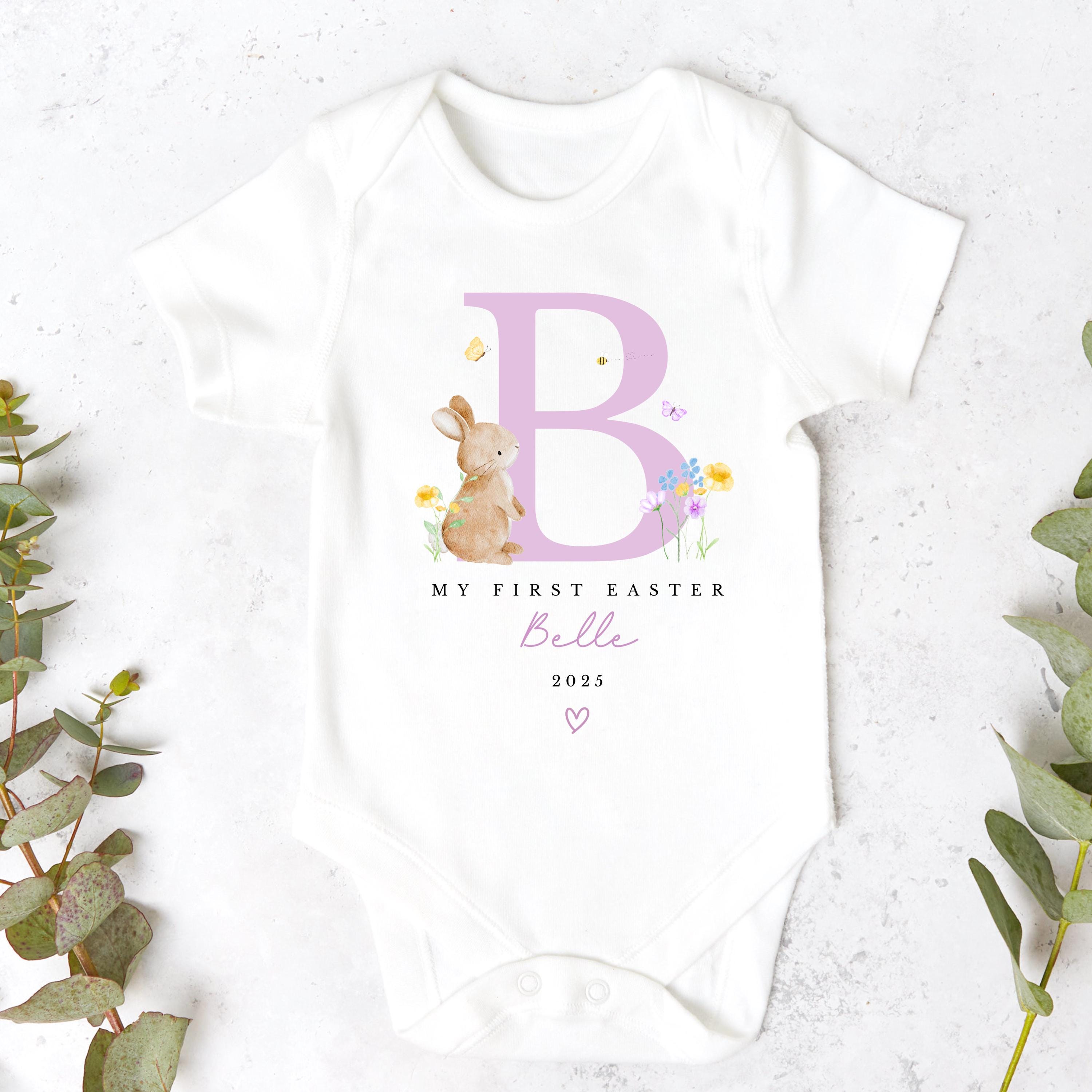 Easter Babygrow, Easter Sleepsuit, My 1st Easter, My First Easter, Spring sleepsuit, Easter baby outfit, New baby gift