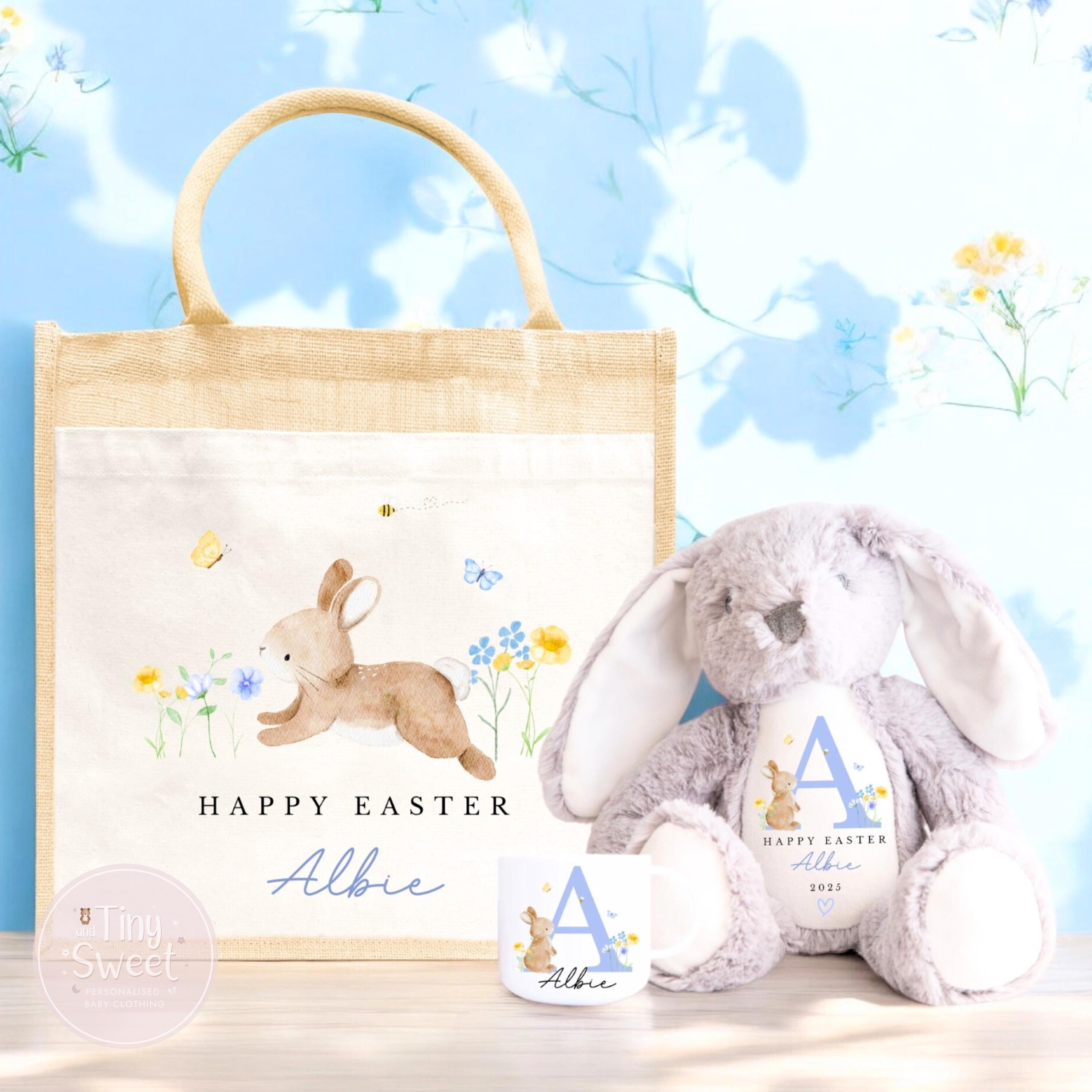 Personalised Easter Bag, Easter Basket, Personalised Easter Gift, Easter mug, Easter Soft Toy, Easter decoration, first easter