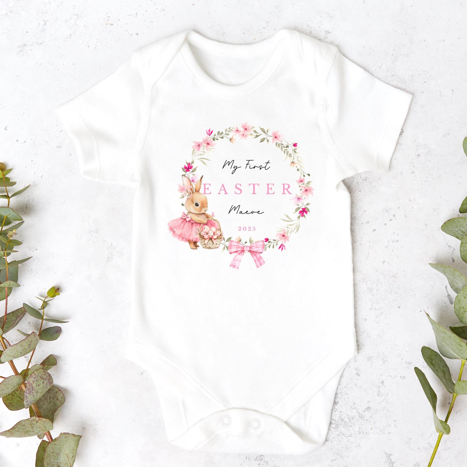 Easter Babygrow, Easter Sleepsuit, My 1st Easter, My First Easter, Babies first Easter sleepsuit, Easter baby outfit, New baby gift