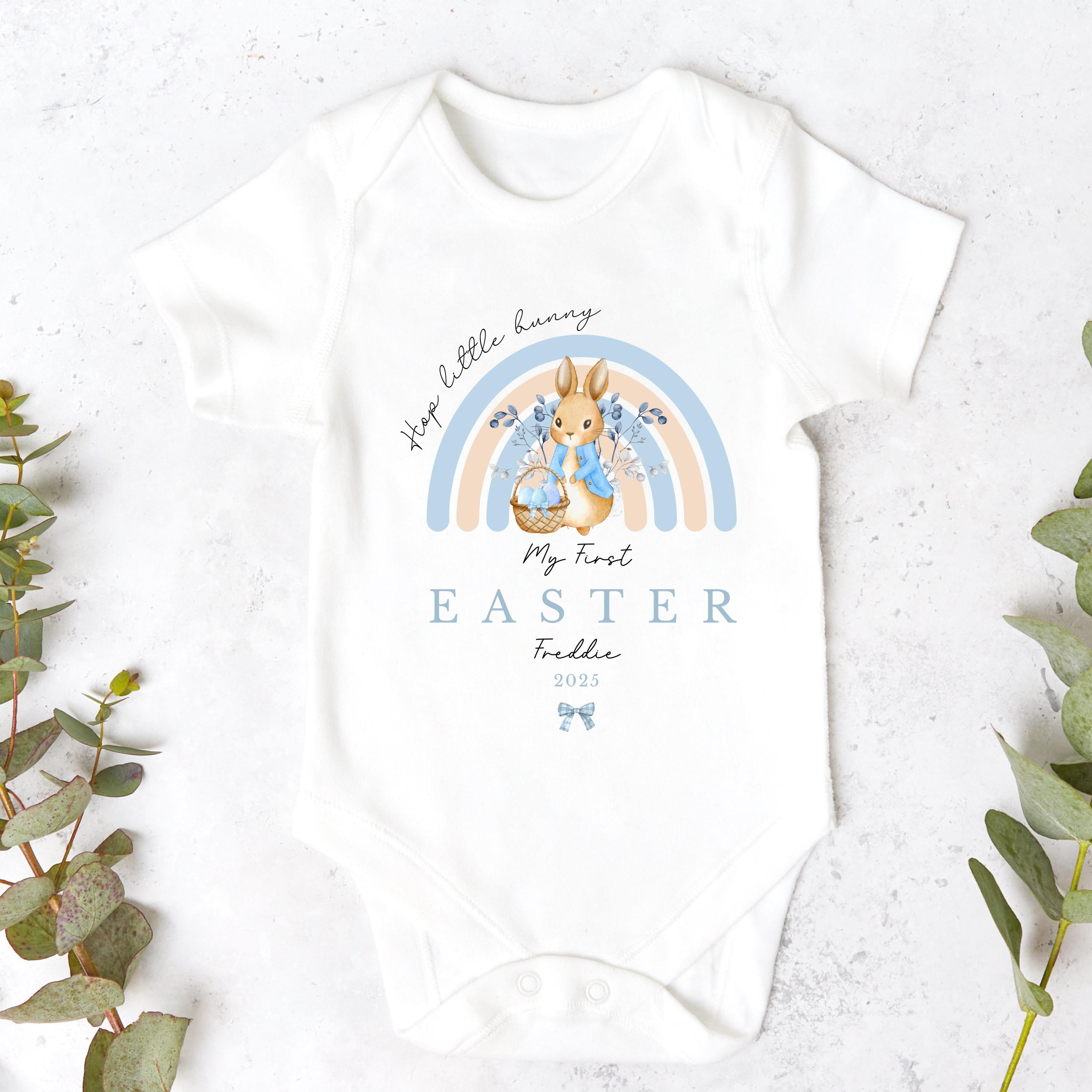 Easter Babygrow, Easter Sleepsuit, My 1st Easter, My First Easter, Babies first Easter sleepsuit, Easter baby outfit, New baby gift