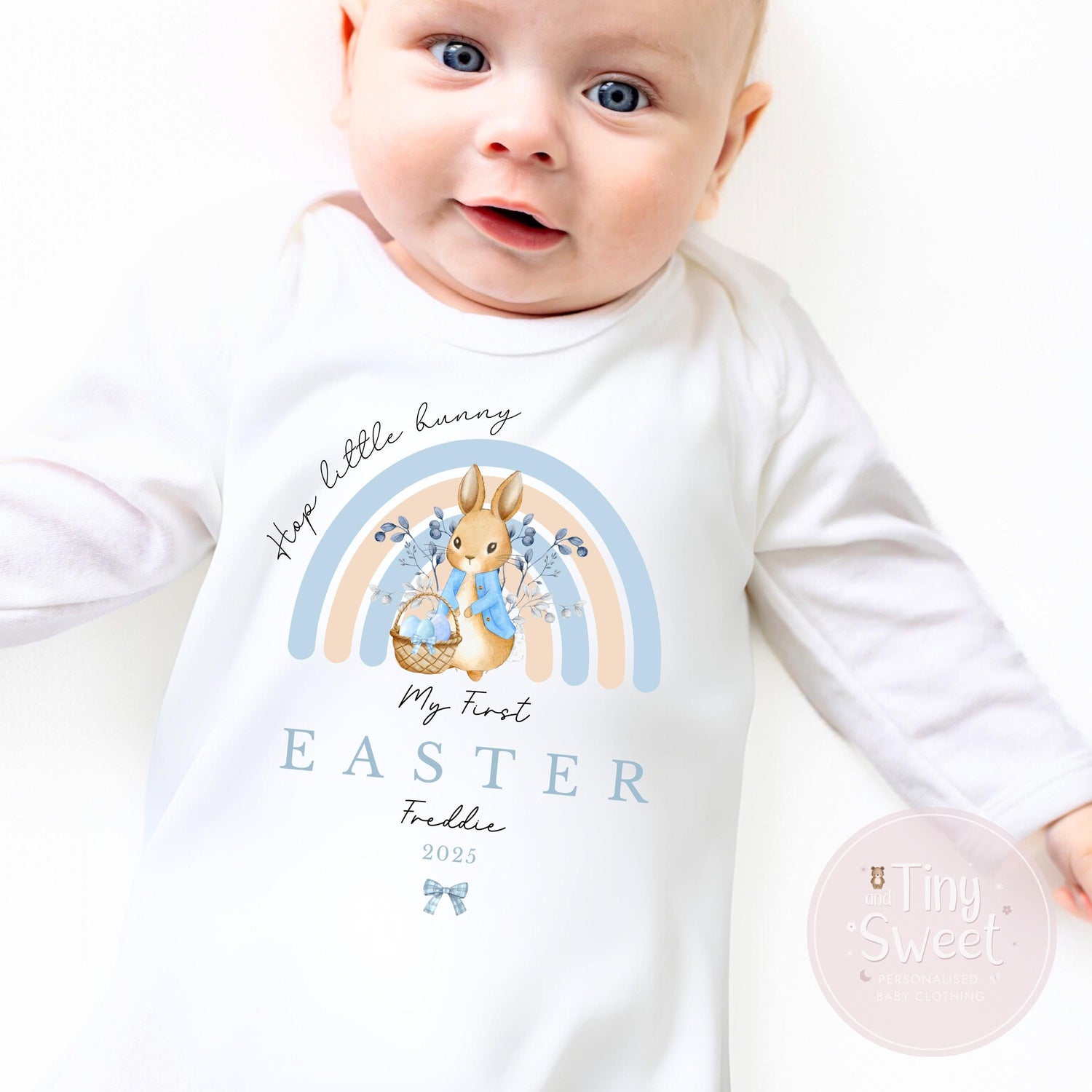 First Easter T Shirt, Easter Sleepsuit, My 1st Easter, My First Easter, Babies first Easter sleepsuit, Easter baby outfit, New baby gift