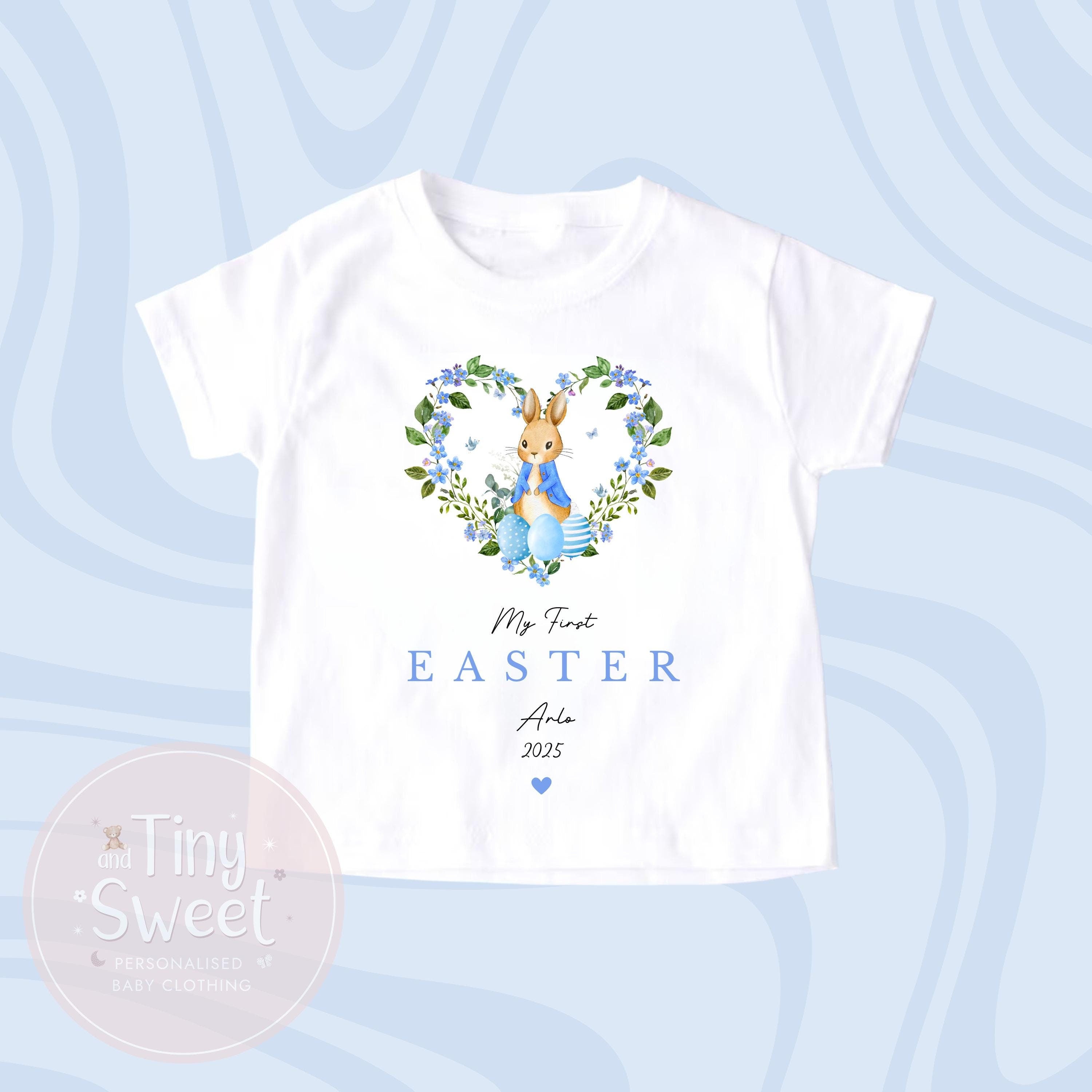 First Easter T Shirt, Easter T shirt, My 1st Easter, My First Easter, Babies first Easter sleepsuit, Easter baby outfit, New baby gift