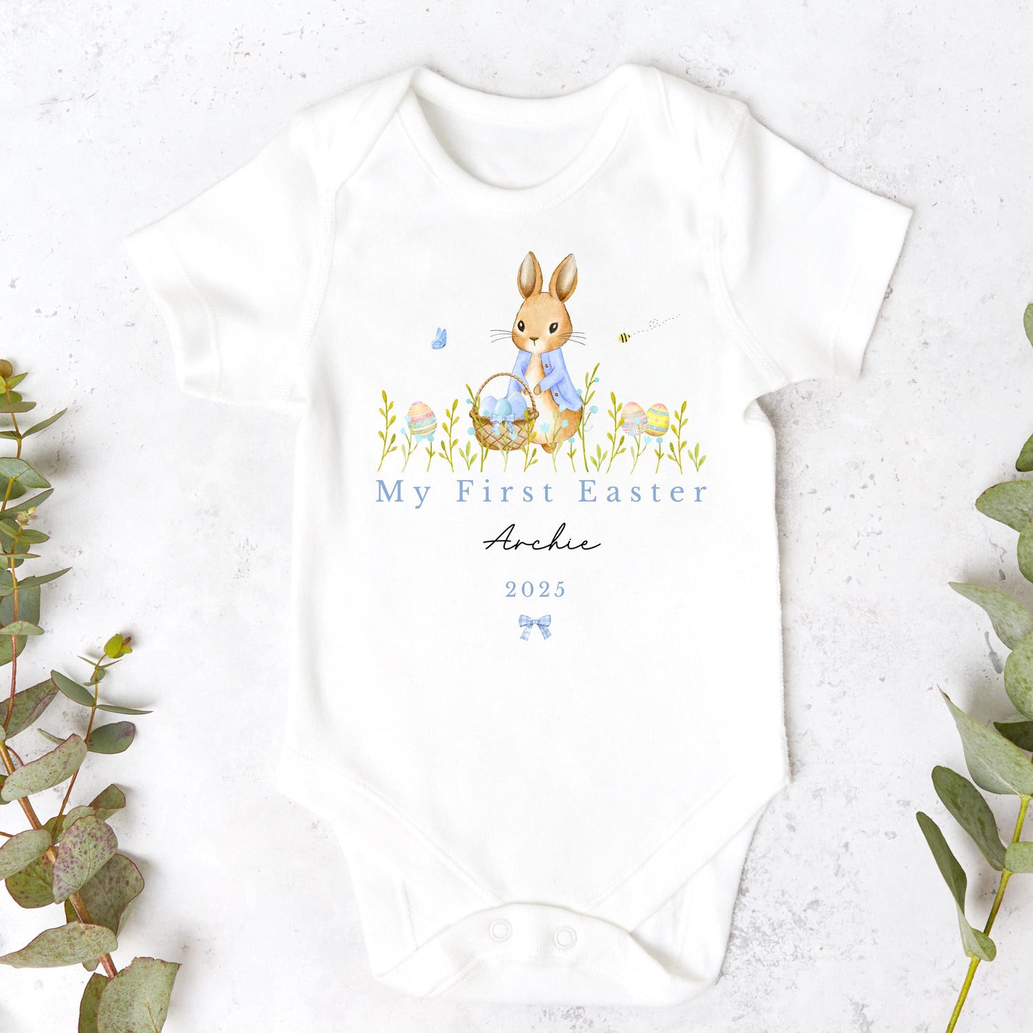 Easter Babygrow, Easter Sleepsuit, My 1st Easter, My First Easter, Babies first Easter sleepsuit, Easter baby outfit, New baby gift