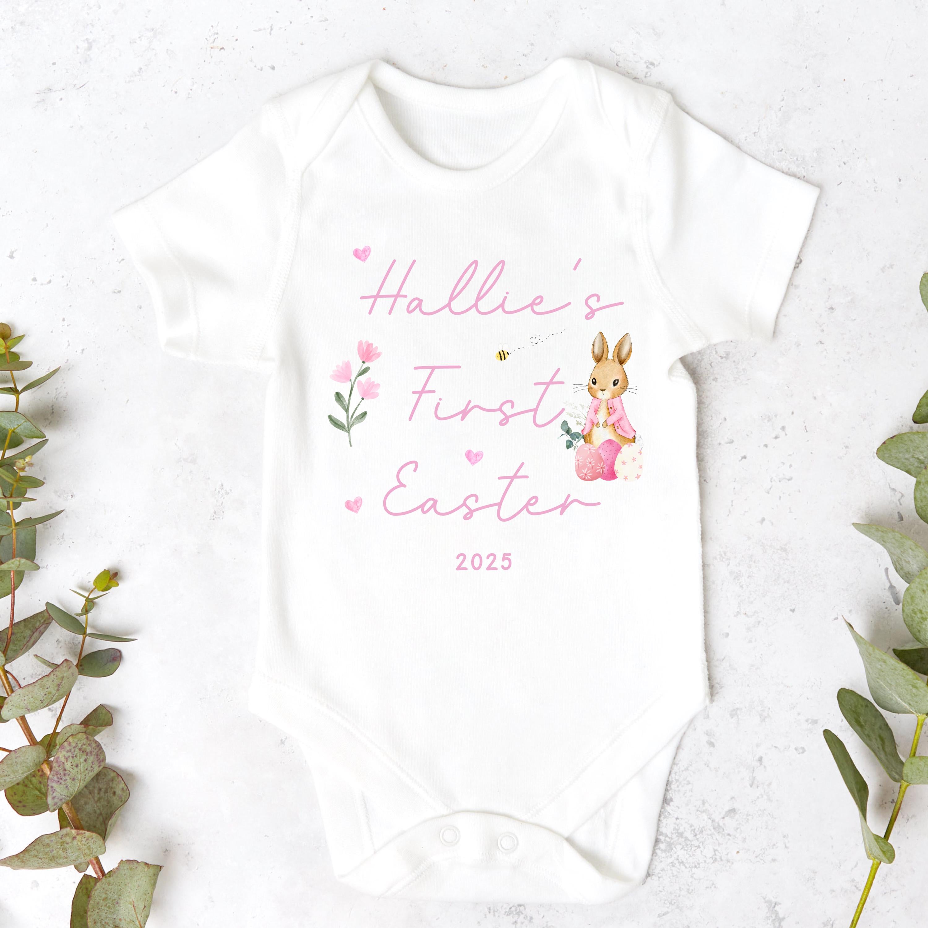 Easter Babygrow, Easter Sleepsuit, My 1st Easter, My First Easter, Babies first Easter sleepsuit, Easter baby outfit, New baby gift