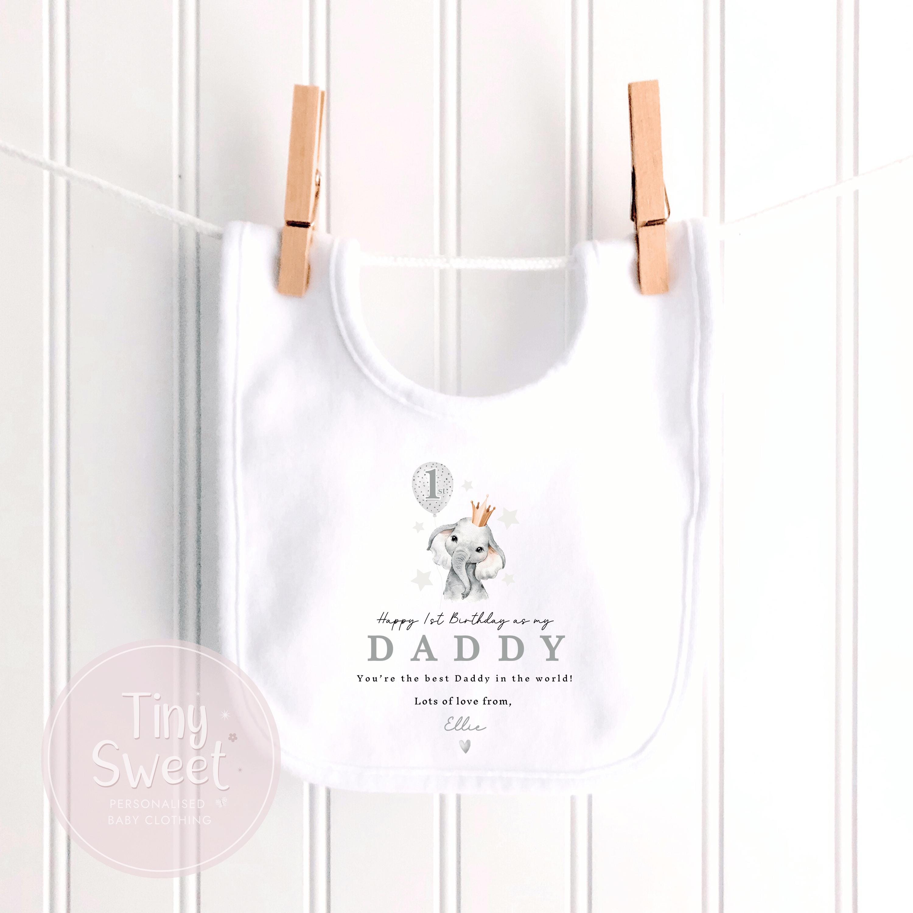 Happy Birthday Daddy, 1st Birthday as My Daddy, New Dad Gift, Dad Birthday, Daddy Birthday, Sleepsuit Babygrow Bodysuit Dad Birthday