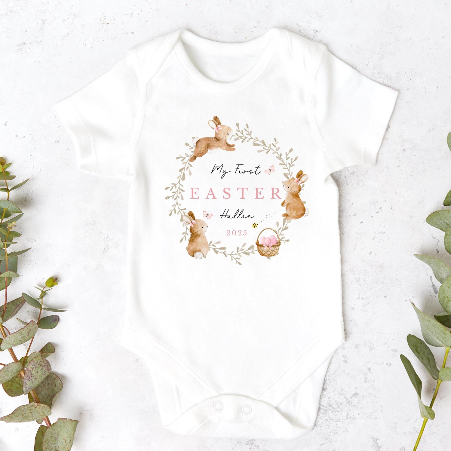 Easter Babygrow, Easter Sleepsuit, My 1st Easter, My First Easter, Babies first Easter sleepsuit, Easter baby outfit, New baby gift