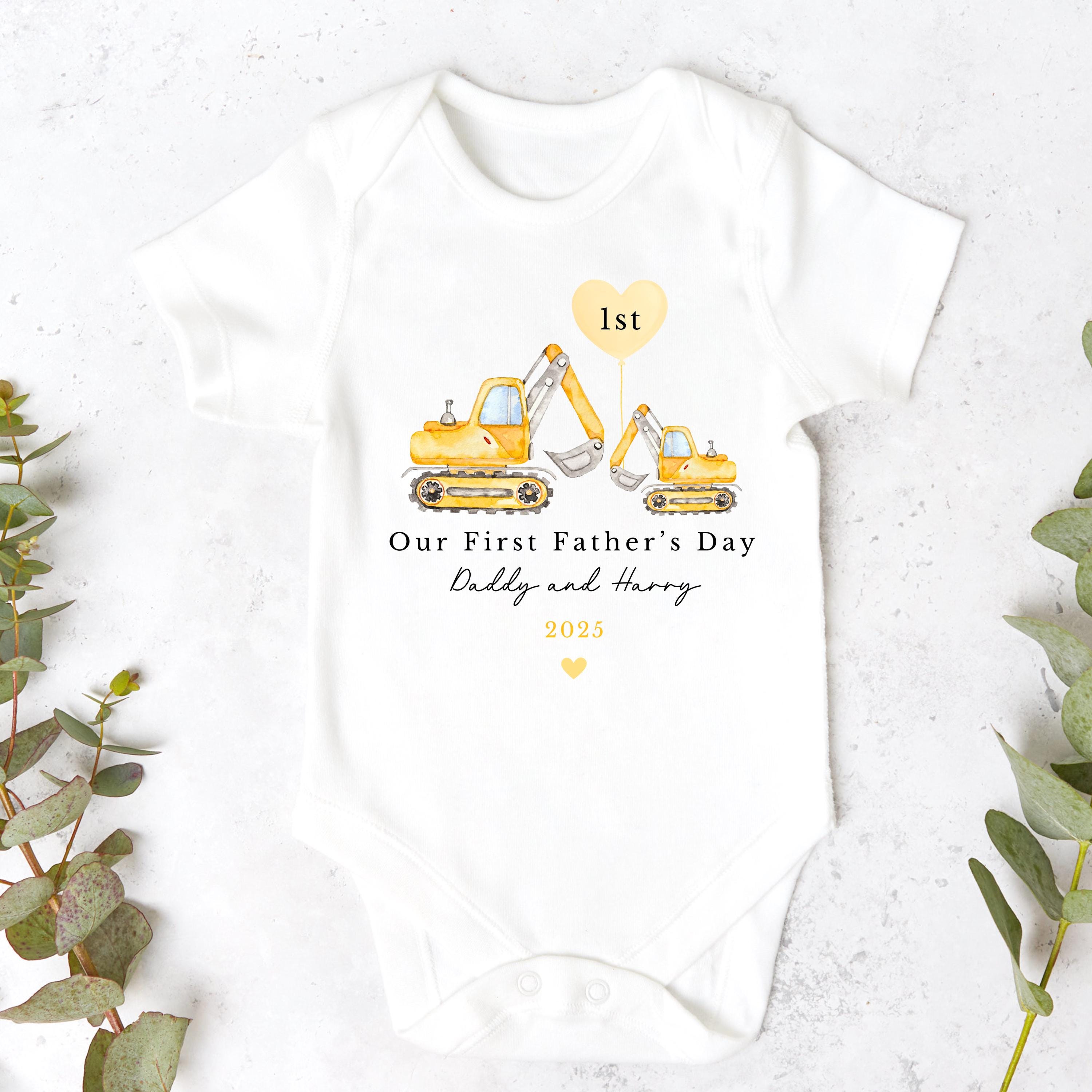 Fathers Day T Shirt, 1st Fathers Day As My Daddy, New Dad Gift, Fathers Day, 1st Fathers Day Babygrow, Sleepsuit Babygrow Bodysuit, Dad