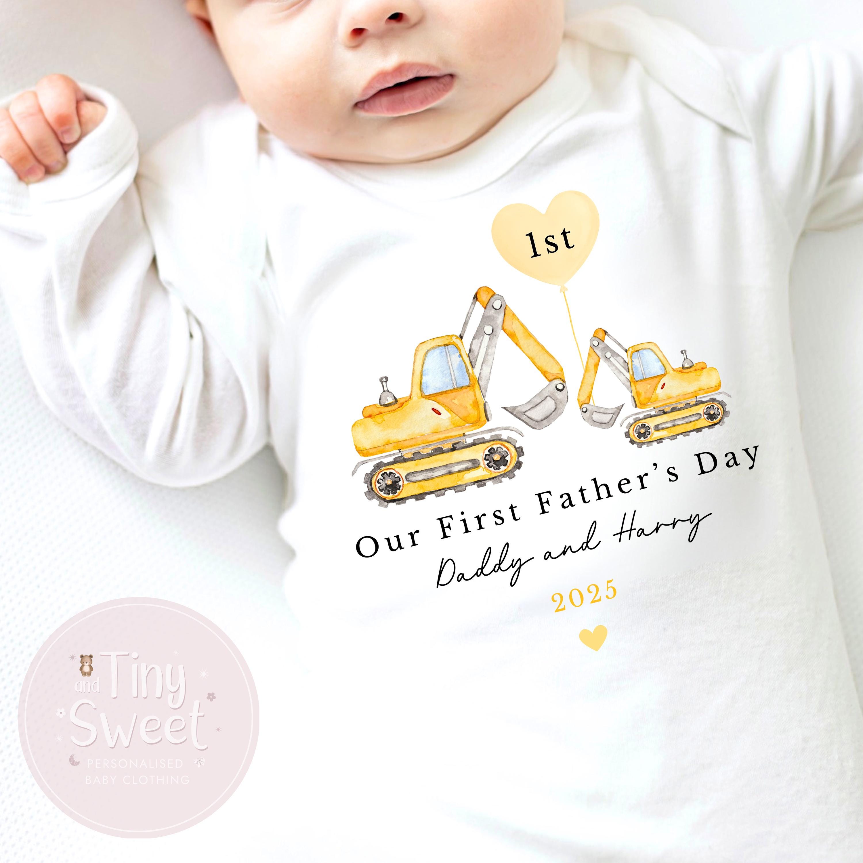 Fathers Day T Shirt, 1st Fathers Day As My Daddy, New Dad Gift, Fathers Day, 1st Fathers Day Babygrow, Sleepsuit Babygrow Bodysuit, Dad