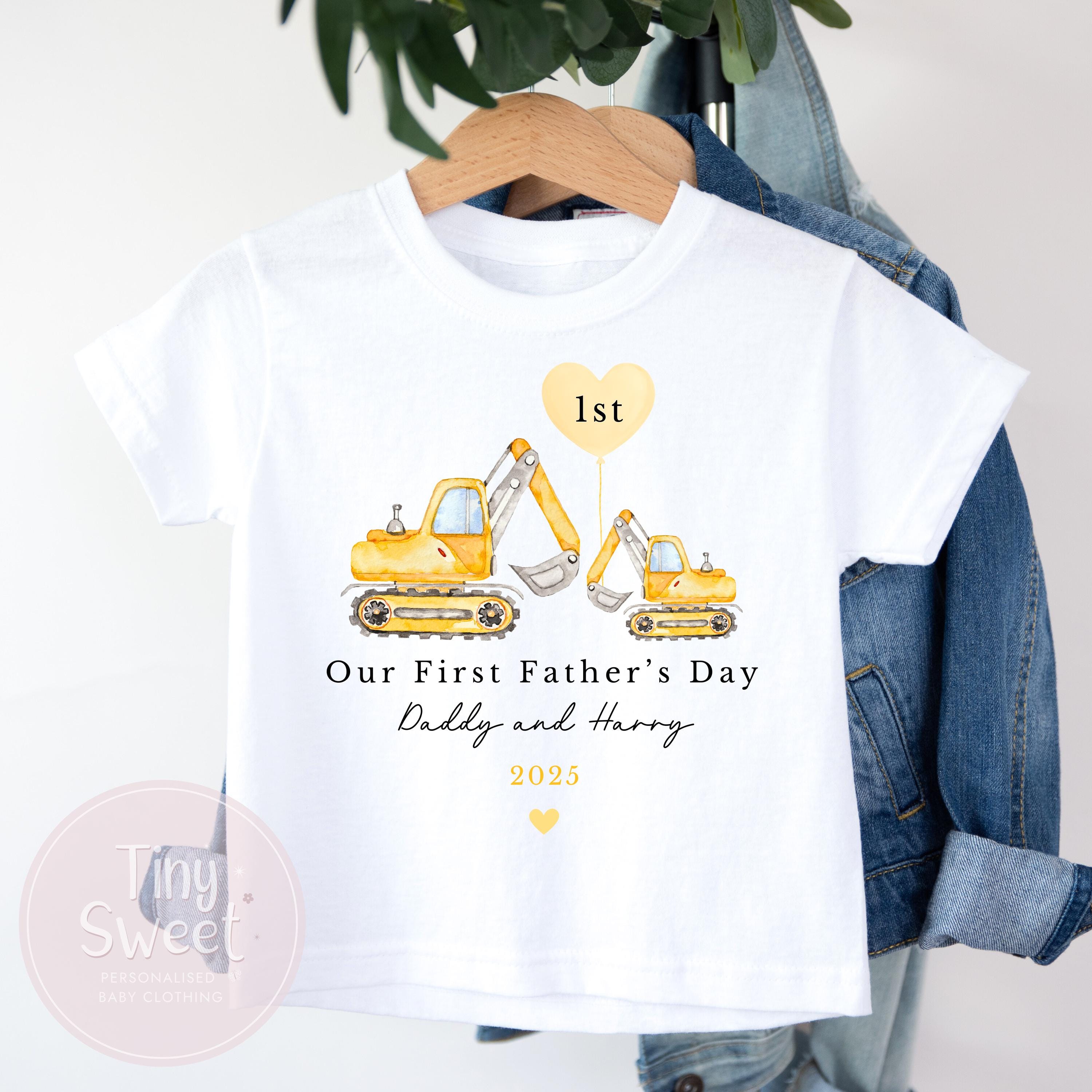 Fathers Day T Shirt, 1st Fathers Day As My Daddy, New Dad Gift, Fathers Day, 1st Fathers Day Babygrow, Sleepsuit Babygrow Bodysuit, Dad