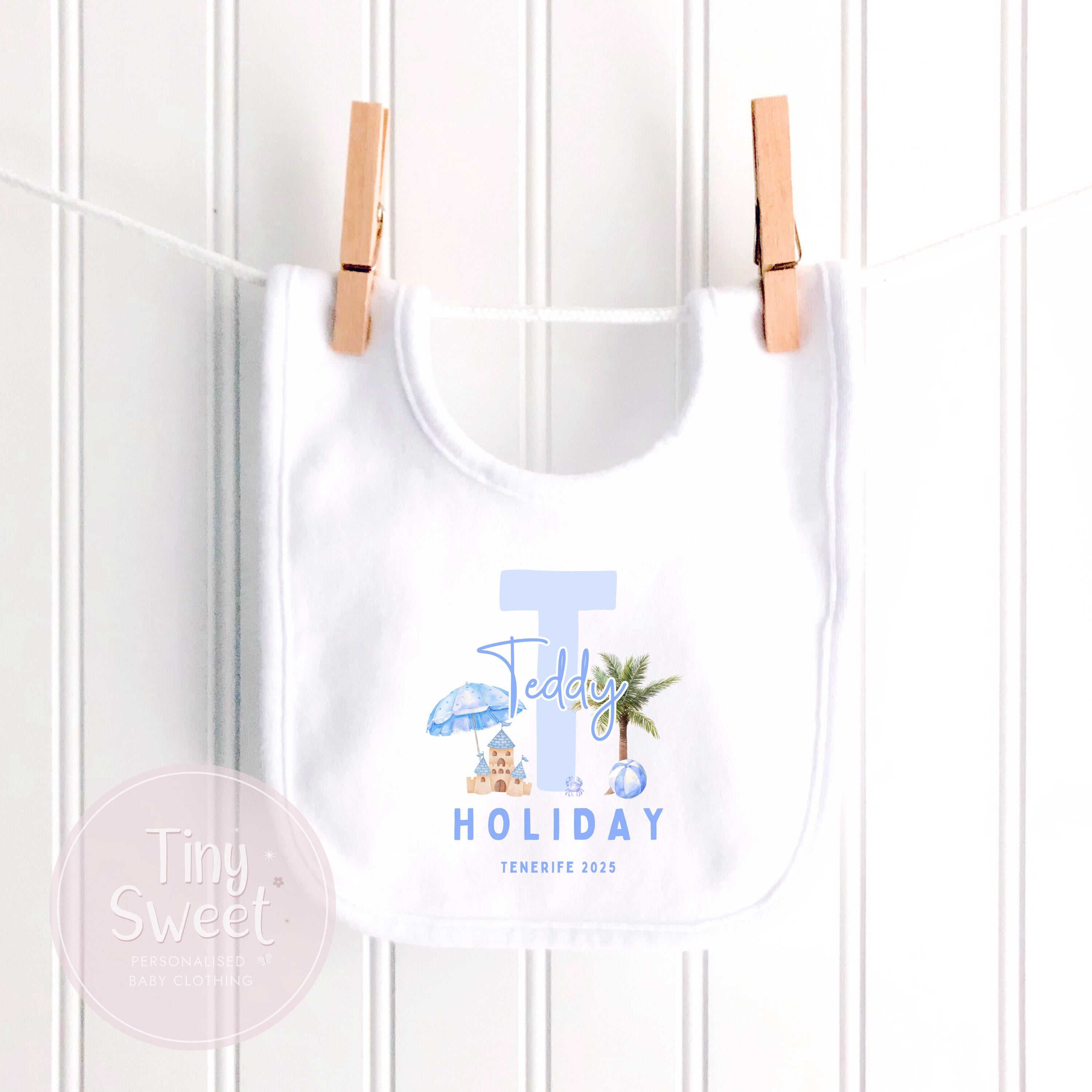 Personalised Holiday Kids Sleepsuit, First Holiday T Shirt, 1st Holiday T Shirt, Toddler Holiday, Babies First Holiday, First Time Flyer