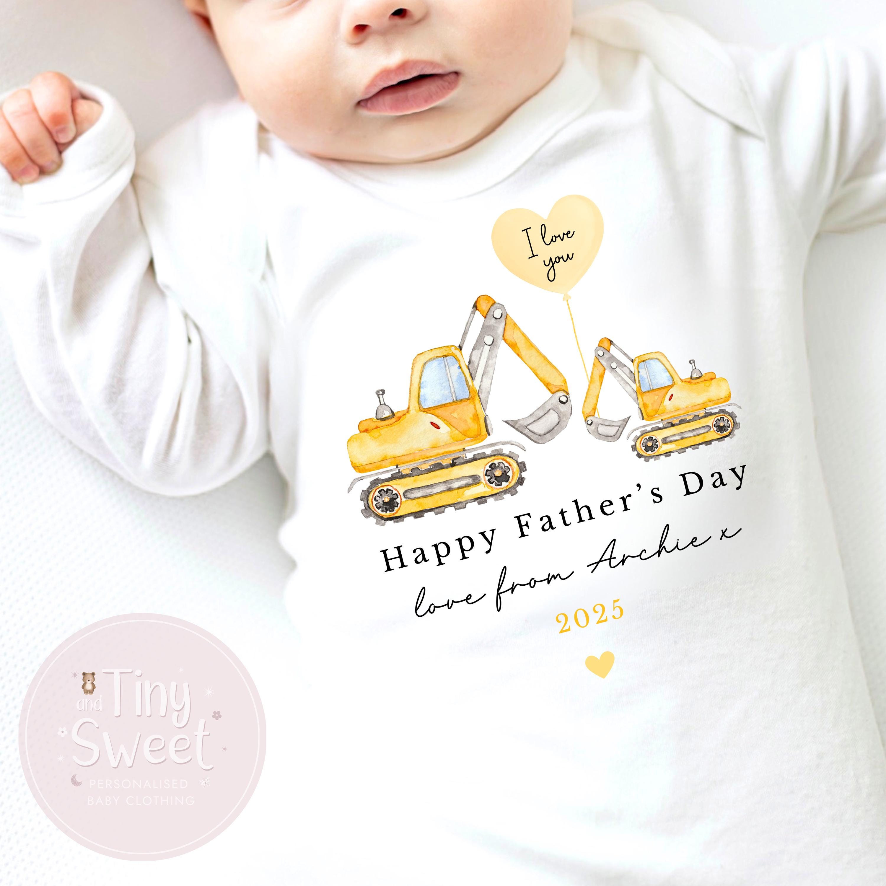 Fathers Day Sleepsuit, 1st Fathers Day As My Daddy, New Dad Gift, Fathers Day, 1st Fathers Day Babygrow, Sleepsuit Babygrow Bodysuit, Dad