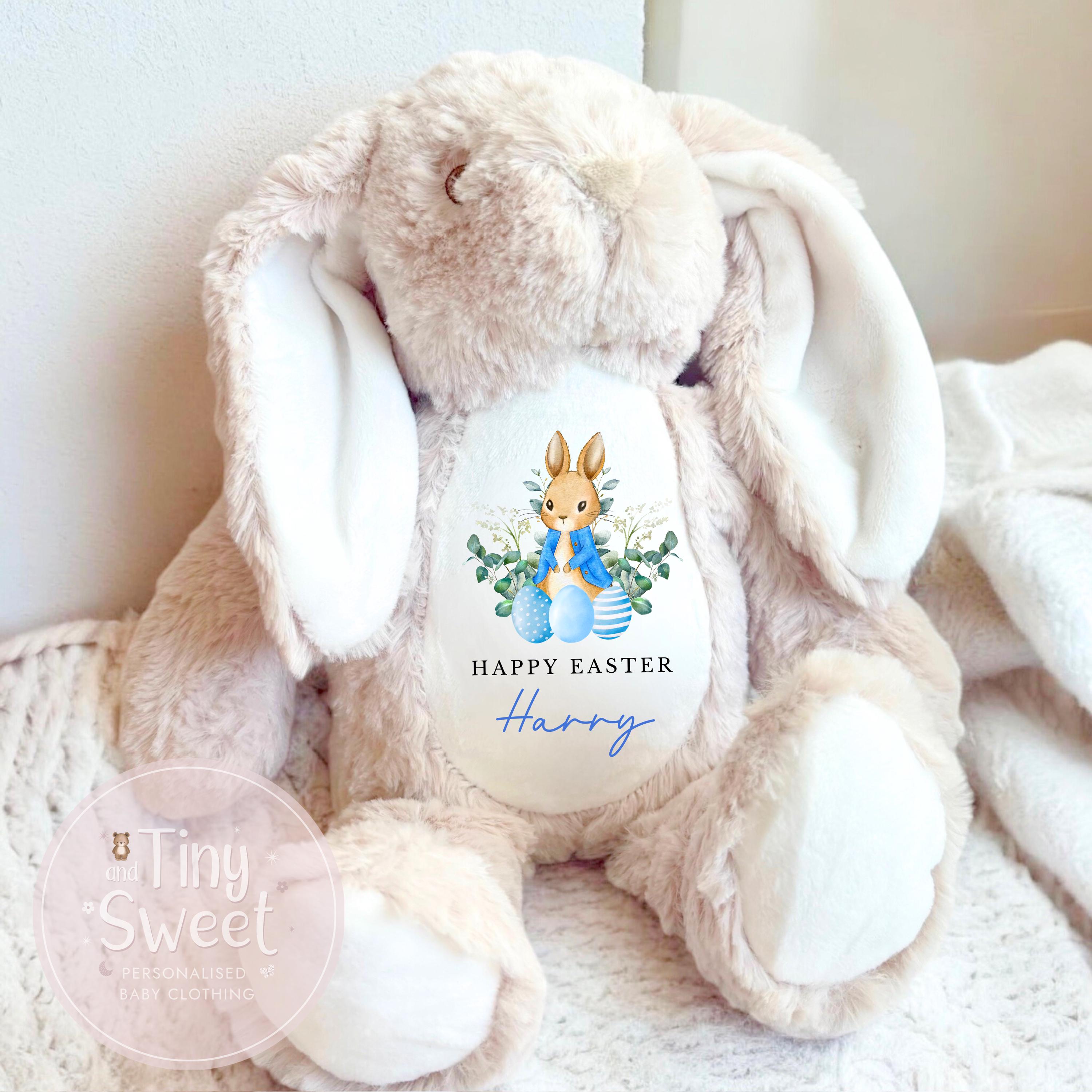 Personalised Easter Bunny Gift, Toddler Easter Gift, Easter Bunny Toy, Personalised Easter Bunny, Soft Toy Keepsake, Name Bunny