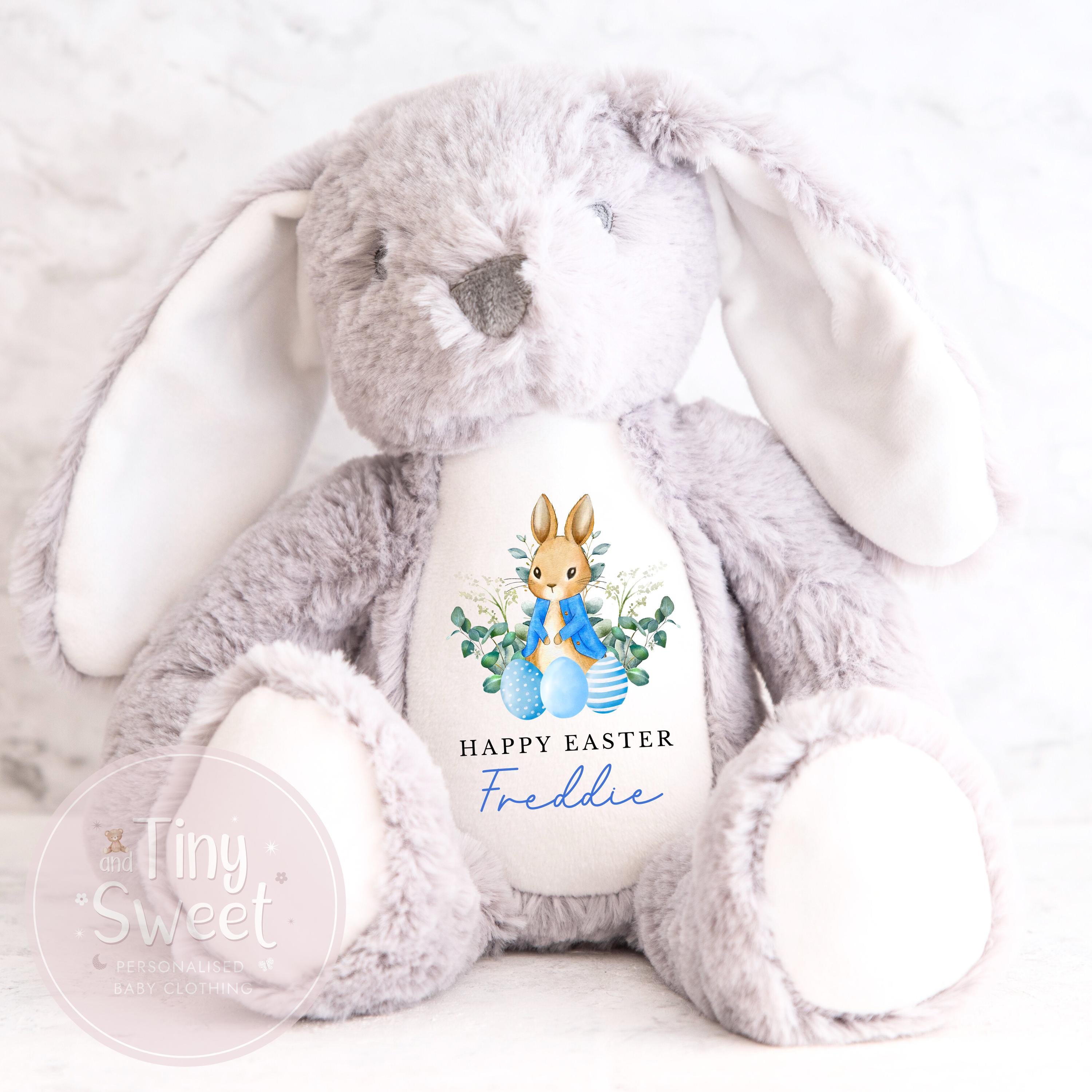 Personalised Easter Bunny Gift, Toddler Easter Gift, Easter Bunny Toy, Personalised Easter Bunny, Soft Toy Keepsake, Name Bunny
