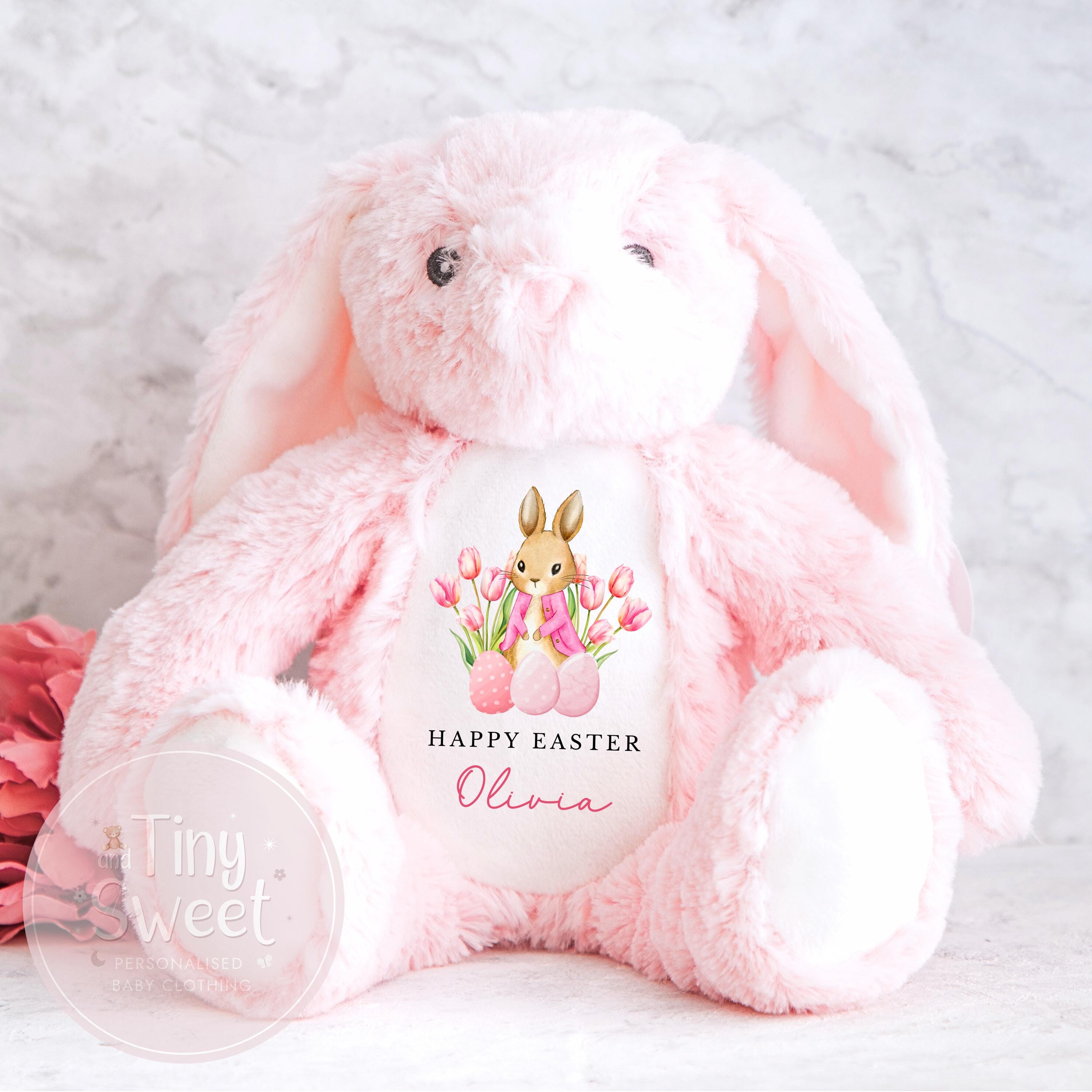 Personalised Easter Bunny Gift, Toddler Easter Gift, Easter Bunny Toy, Personalised Easter Bunny, Soft Toy Keepsake, Name Bunny
