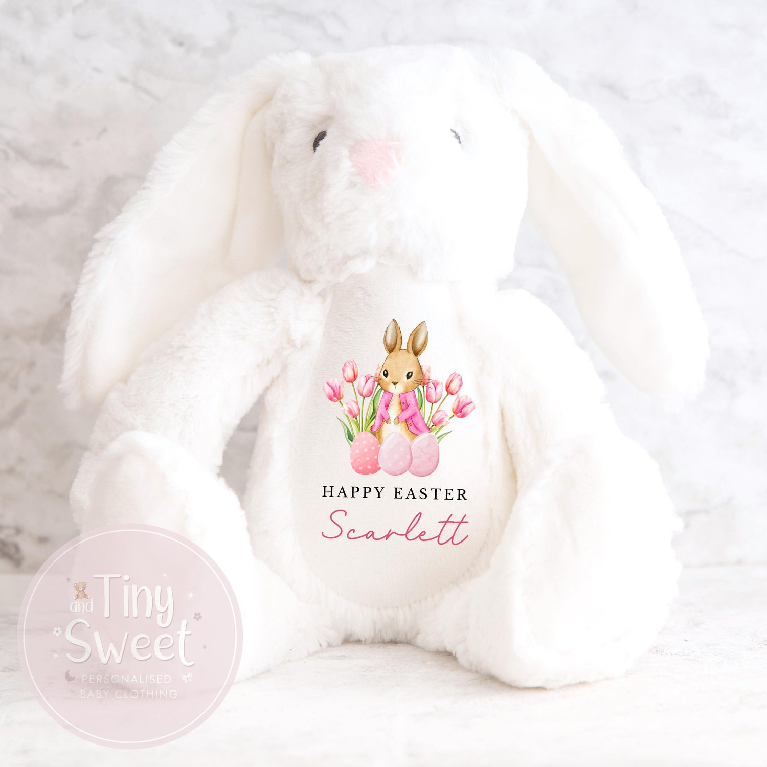 Personalised Easter Bunny Gift, Toddler Easter Gift, Easter Bunny Toy, Personalised Easter Bunny, Soft Toy Keepsake, Name Bunny