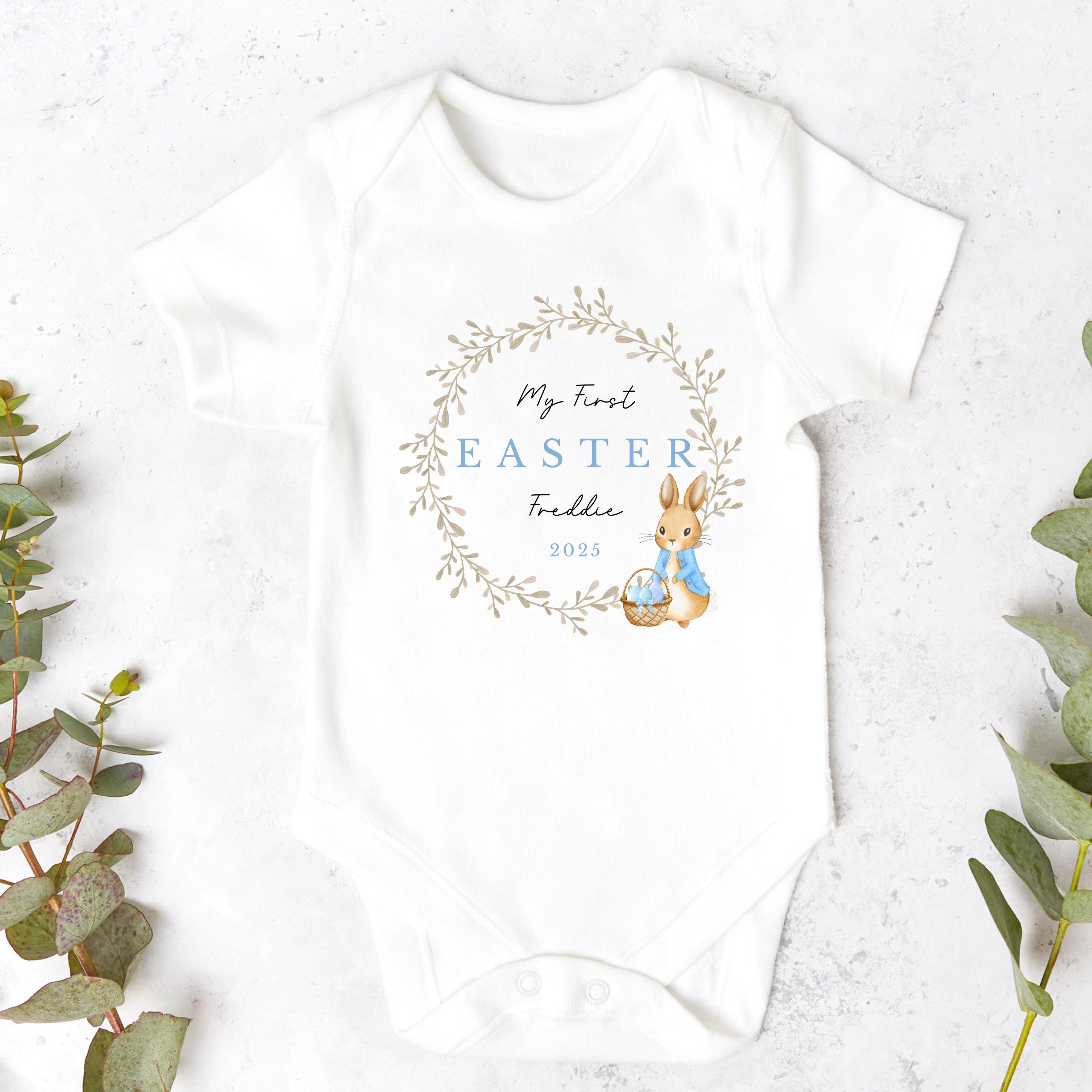 Easter Babygrow, Easter Sleepsuit, My 1st Easter, My First Easter, Babies first Easter sleepsuit, Easter baby outfit, New baby gift