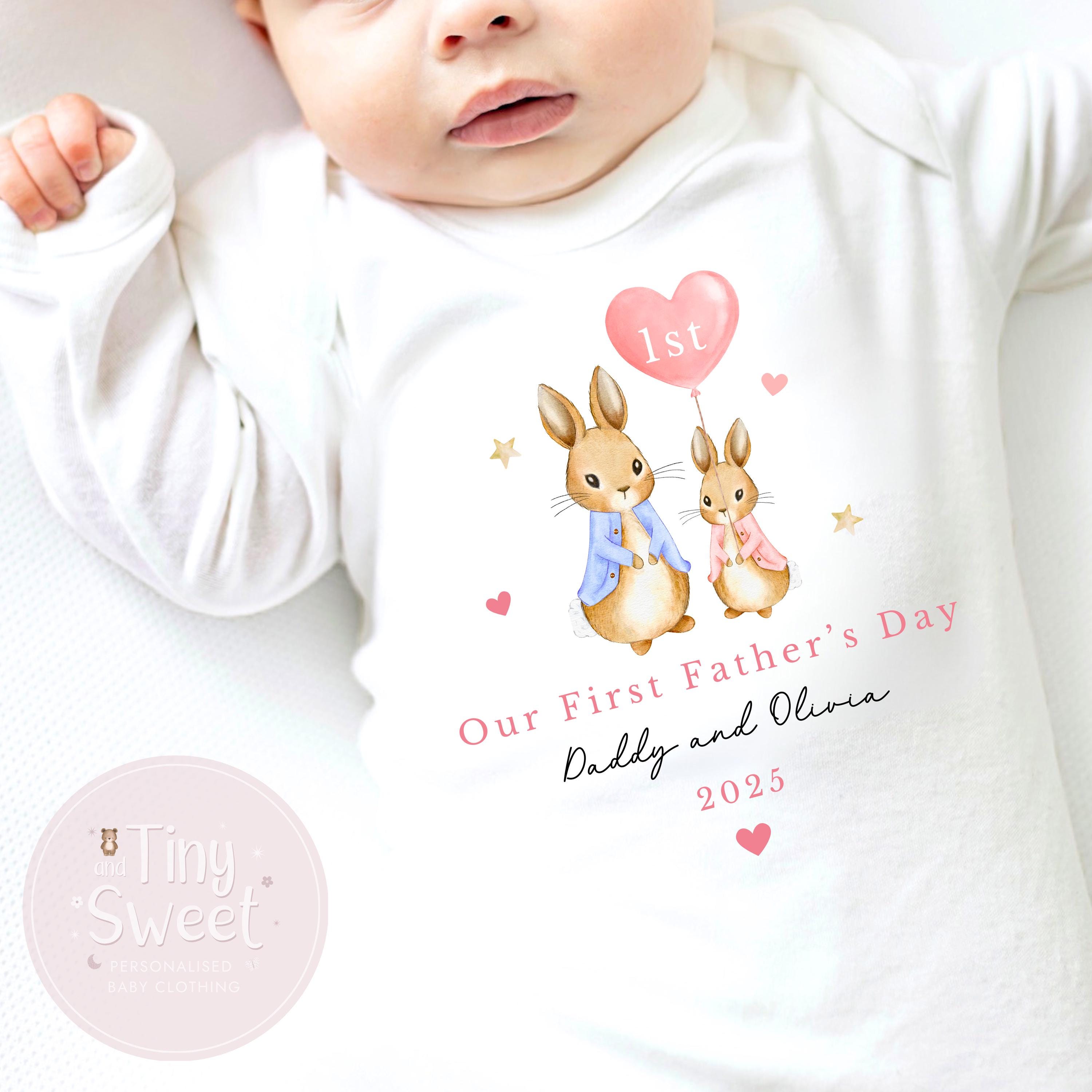 Fathers Day Sleepsuit, 1st Fathers Day As My Daddy, New Dad Gift, Fathers Day, 1st Fathers Day Babygrow, Sleepsuit Babygrow Bodysuit, Dad