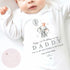 Happy Birthday Daddy, 1st Birthday as My Daddy, New Dad Gift, Dad Birthday, Daddy Birthday, Sleepsuit Babygrow Bodysuit Dad Birthday