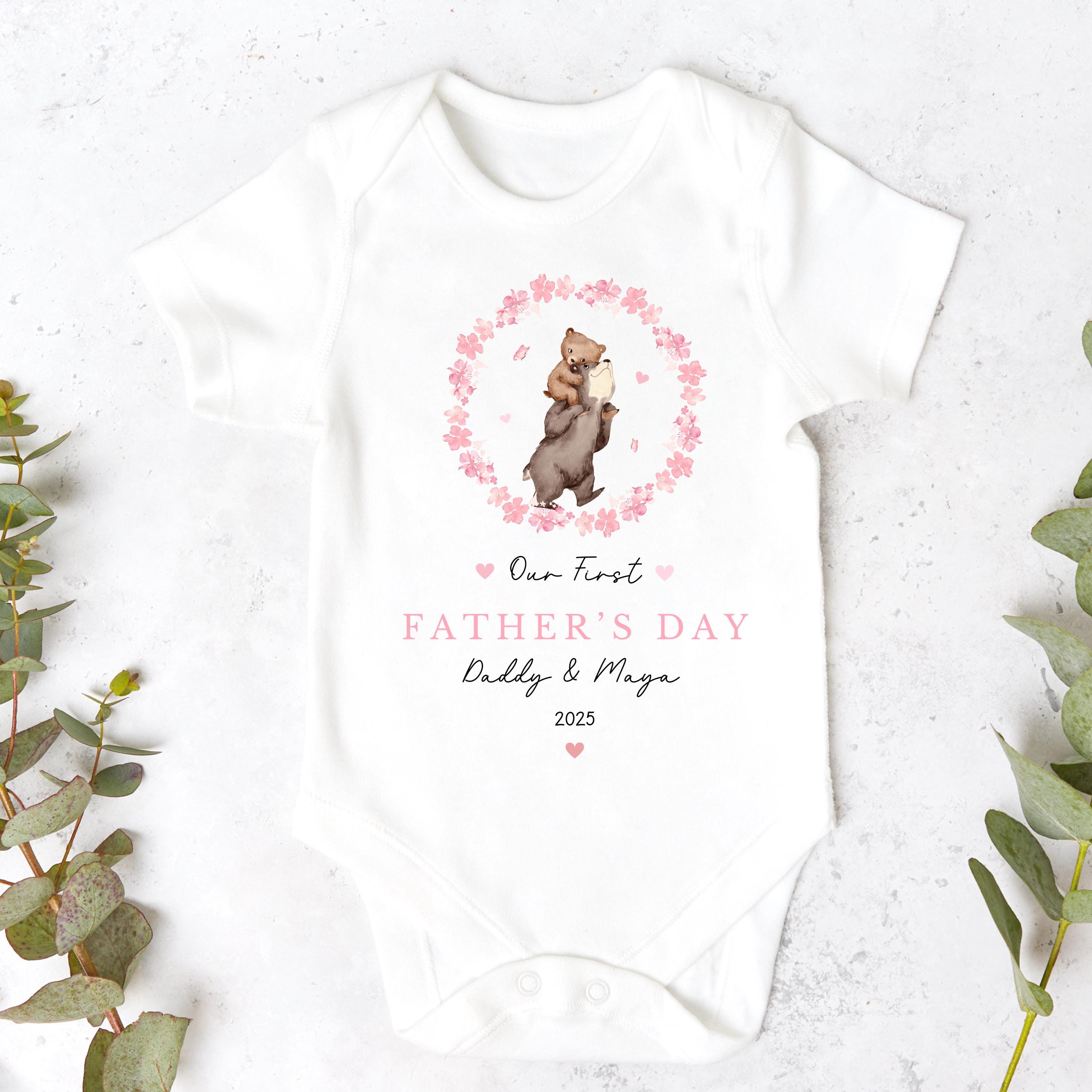 Fathers Day Sleepsuit, 1st Fathers Day As My Daddy, New Dad Gift, Fathers Day, 1st Fathers Day Babygrow, Sleepsuit Babygrow Bodysuit, Dad