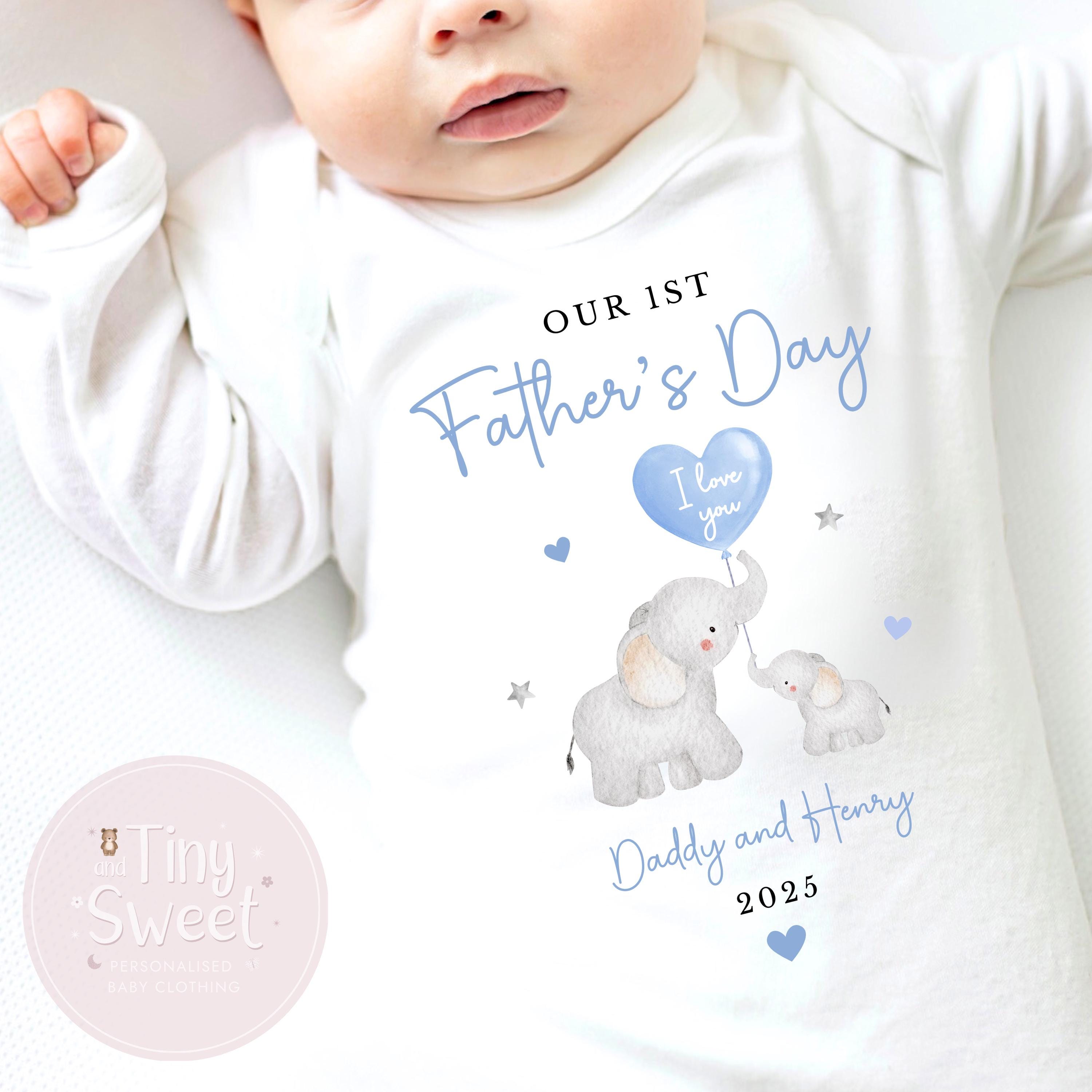 Fathers Day Sleepsuit, 1st Fathers Day As My Daddy, New Dad Gift, Fathers Day, 1st Fathers Day Babygrow, Sleepsuit Babygrow Bodysuit, Dad