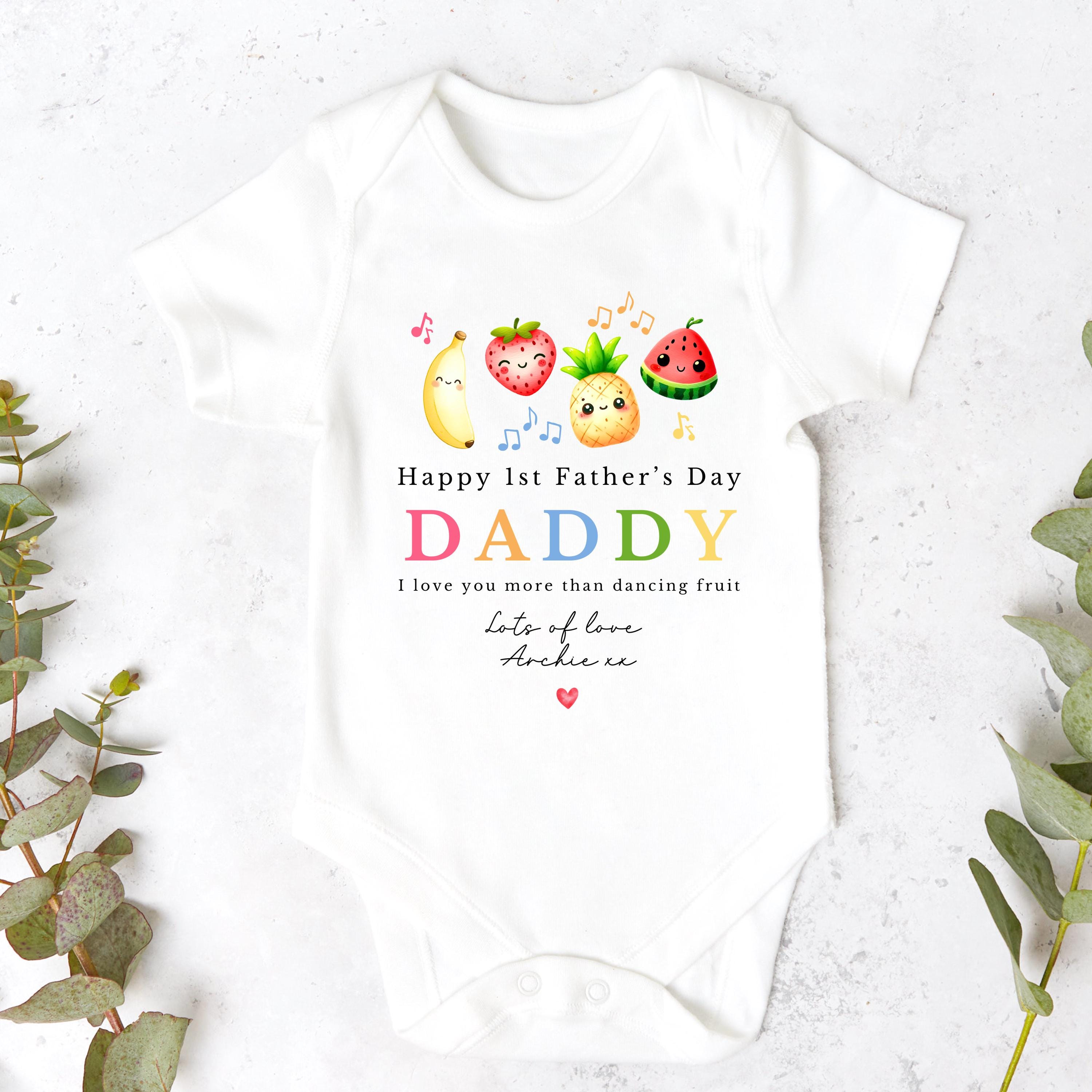 Fathers Day Sleepsuit, 1st Fathers Day As My Daddy, New Dad Gift, Fathers Day, 1st Fathers Day Babygrow, Sleepsuit Babygrow Bodysuit, Dad