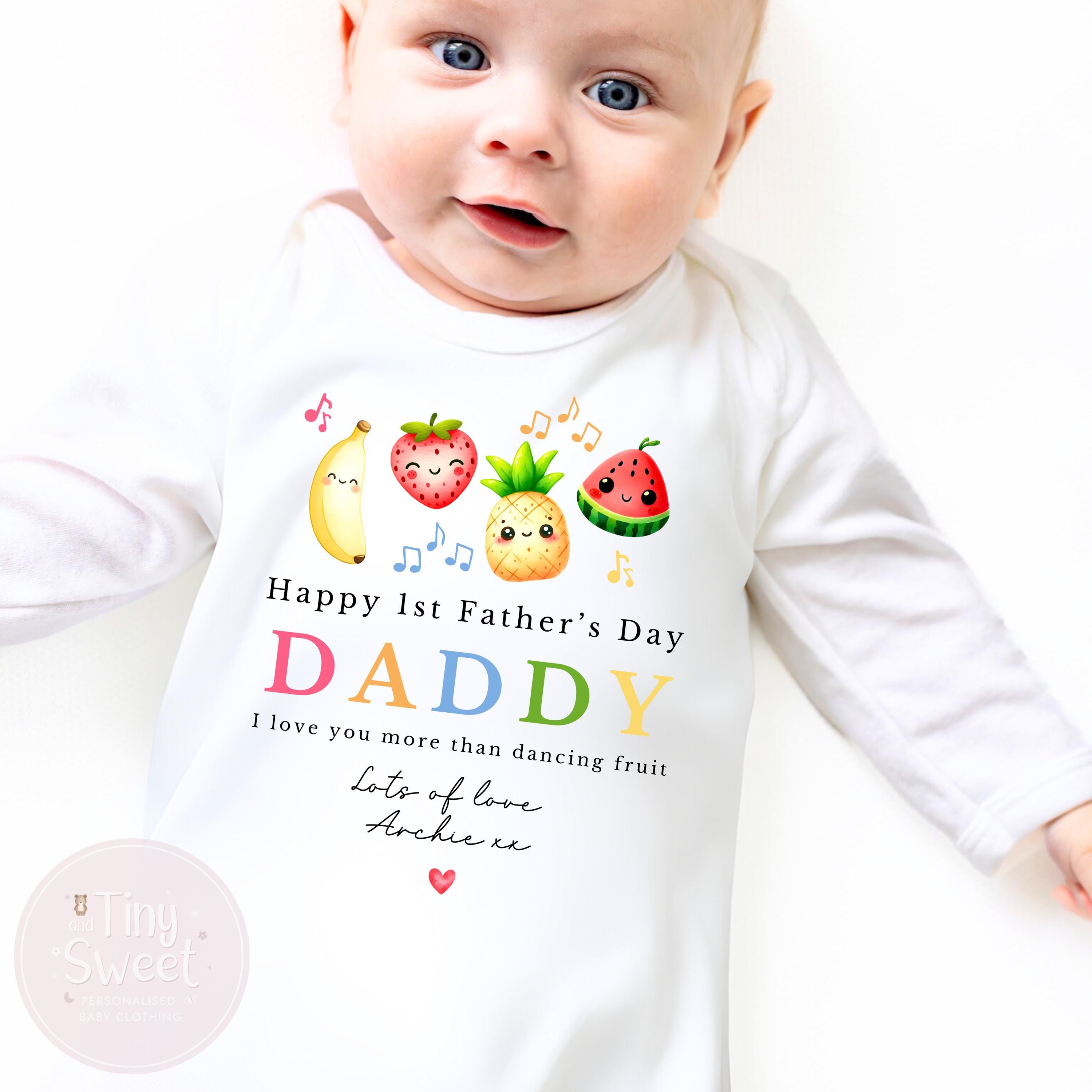 Fathers Day Sleepsuit, 1st Fathers Day As My Daddy, New Dad Gift, Fathers Day, 1st Fathers Day Babygrow, Sleepsuit Babygrow Bodysuit, Dad